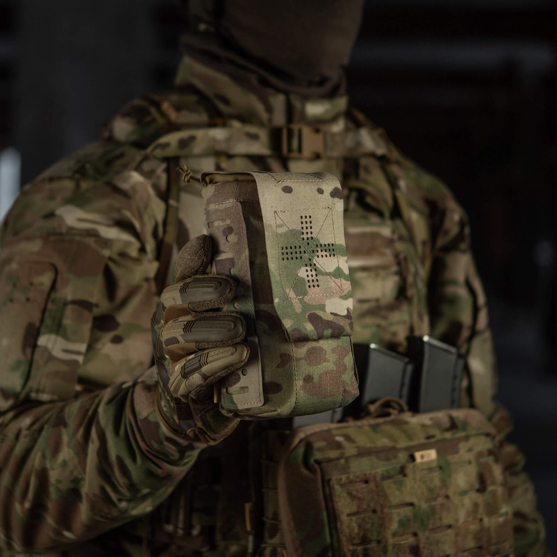 M-Tac подсумок медицинский вертикальный Small Gen.II Elite Multicam — 11