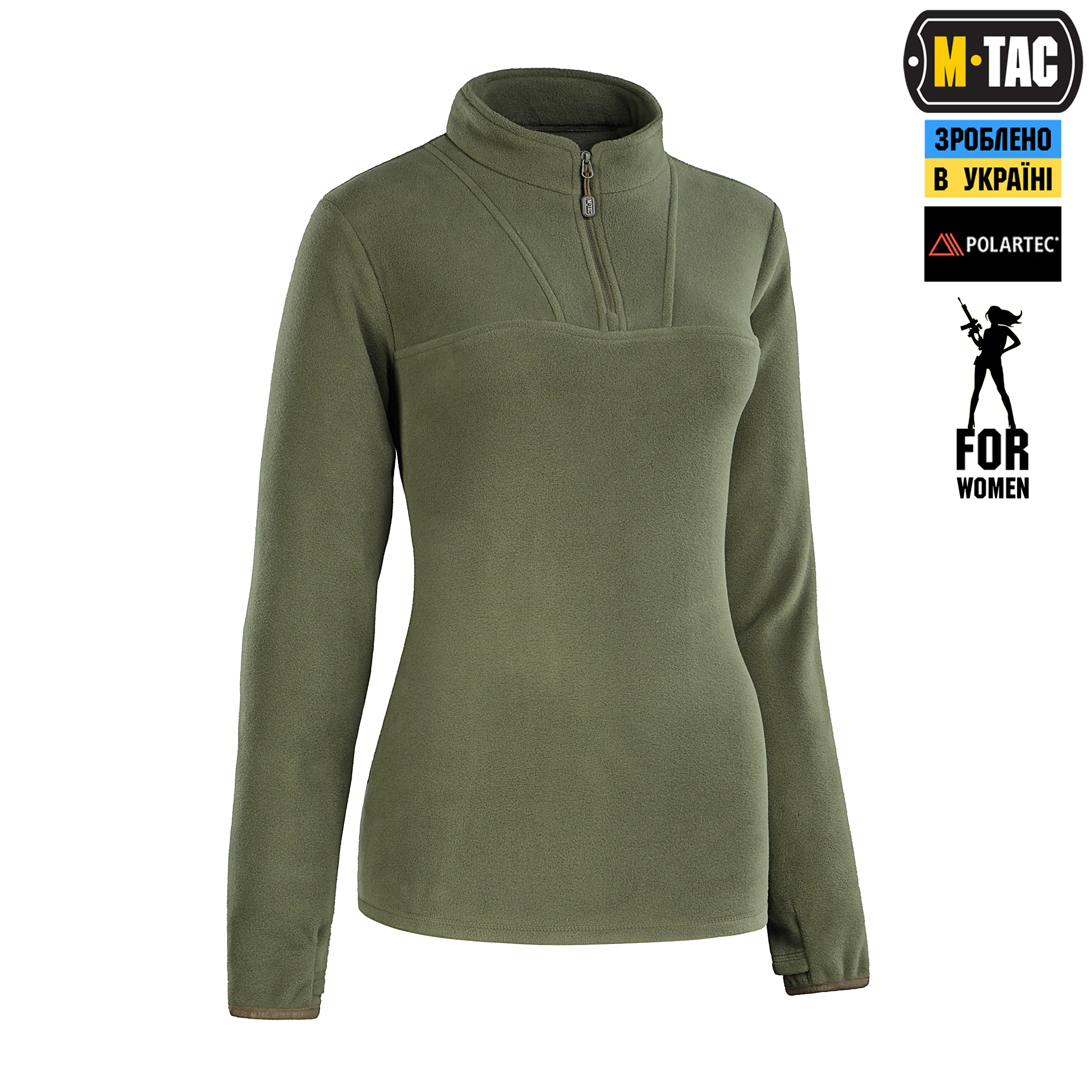 M-Tac кофта Delta Polartec Lady Army Olive — 4