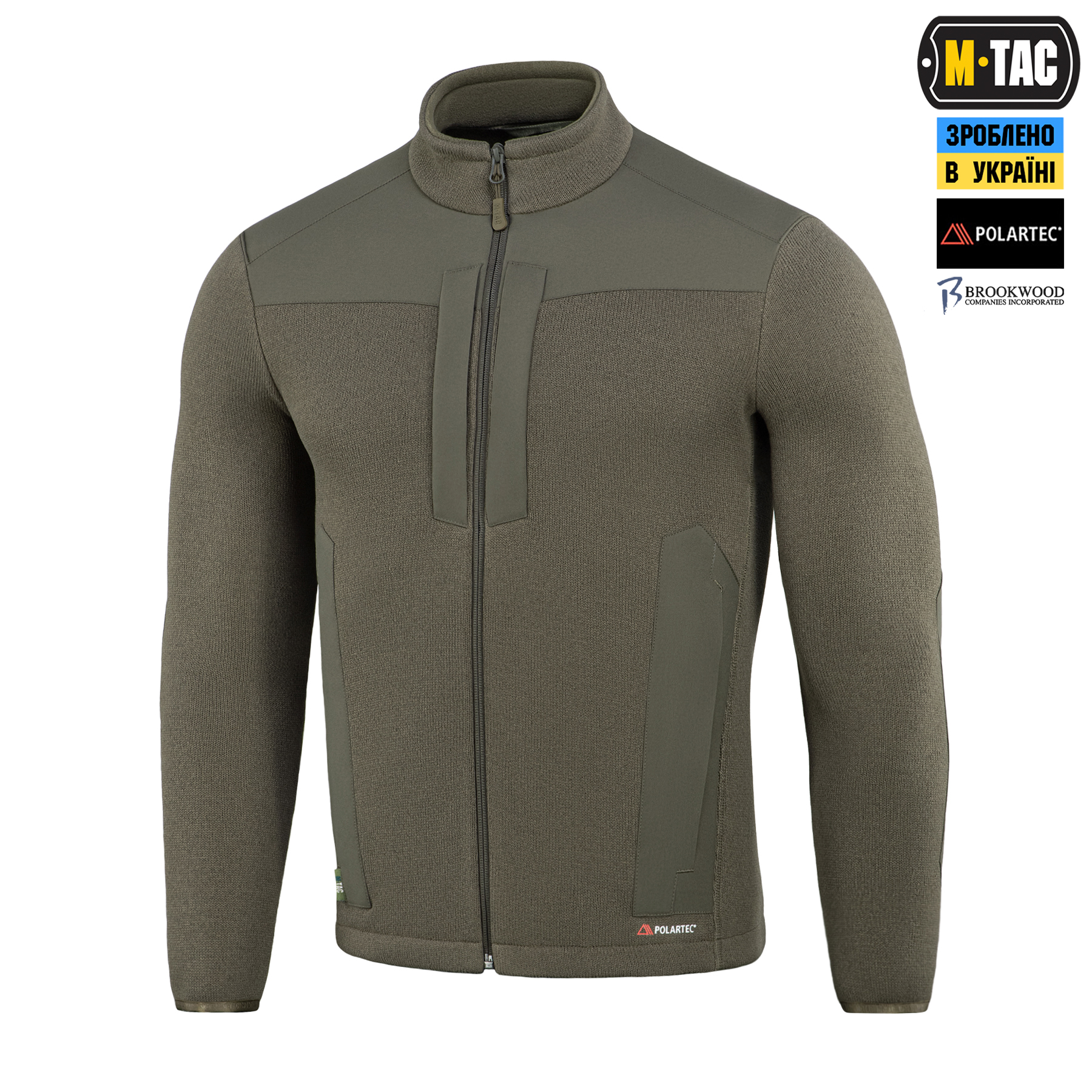 M-Tac кофта Senator Fleece Polartec Dark Olive — 2