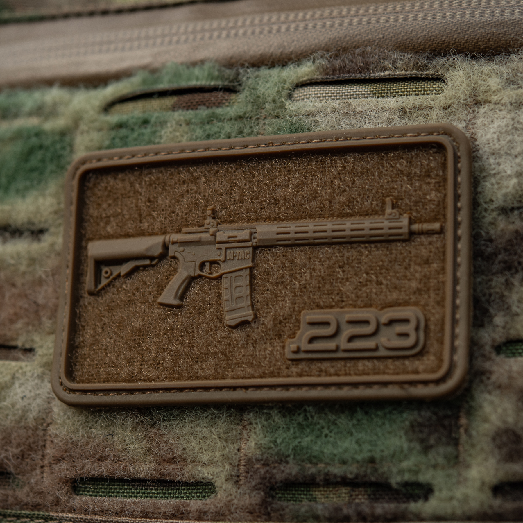 M-Tac нашивка AR-15 Velcro/PVC Coyote — 8