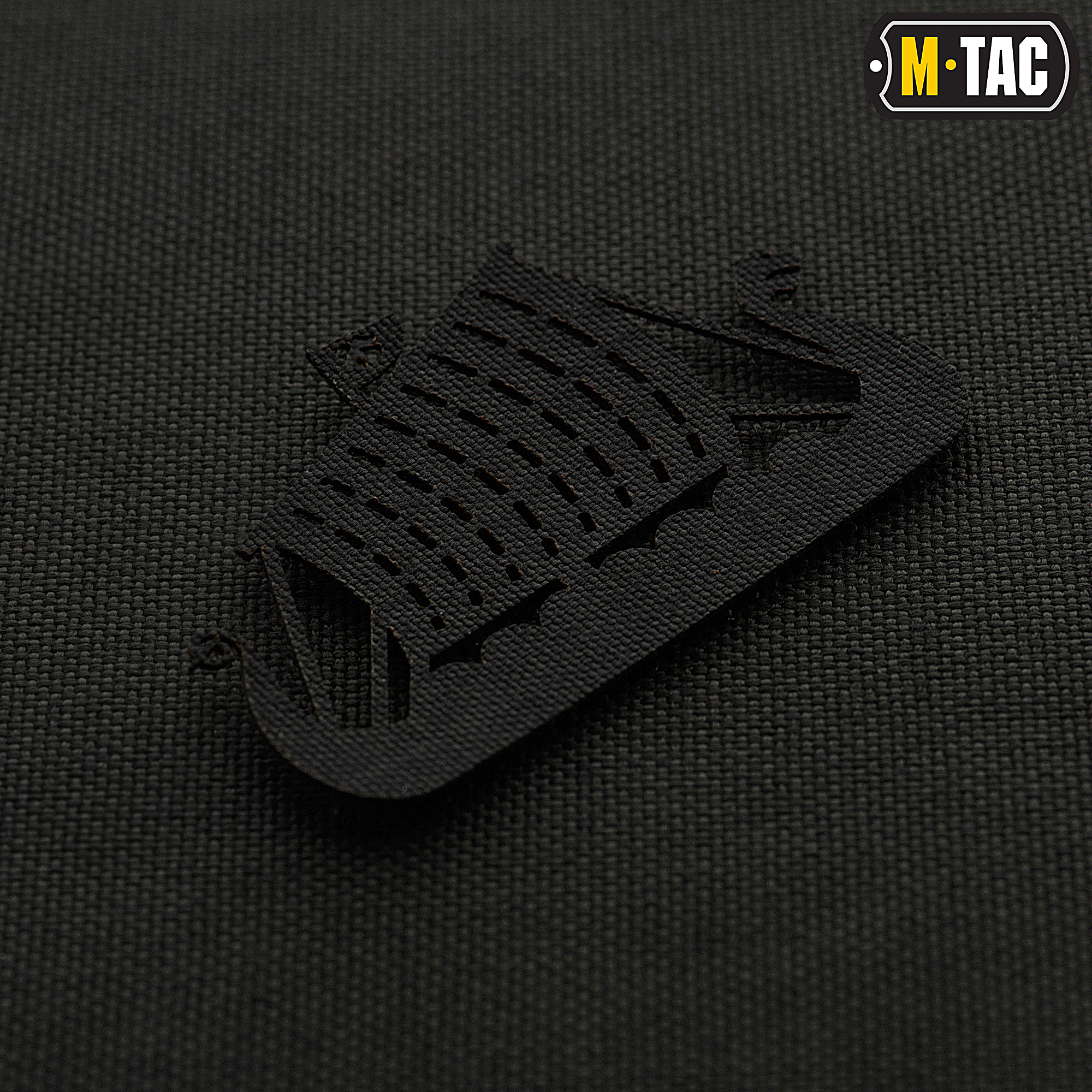 M-Tac нашивка Драккар сквозная Laser Cut Black — 3