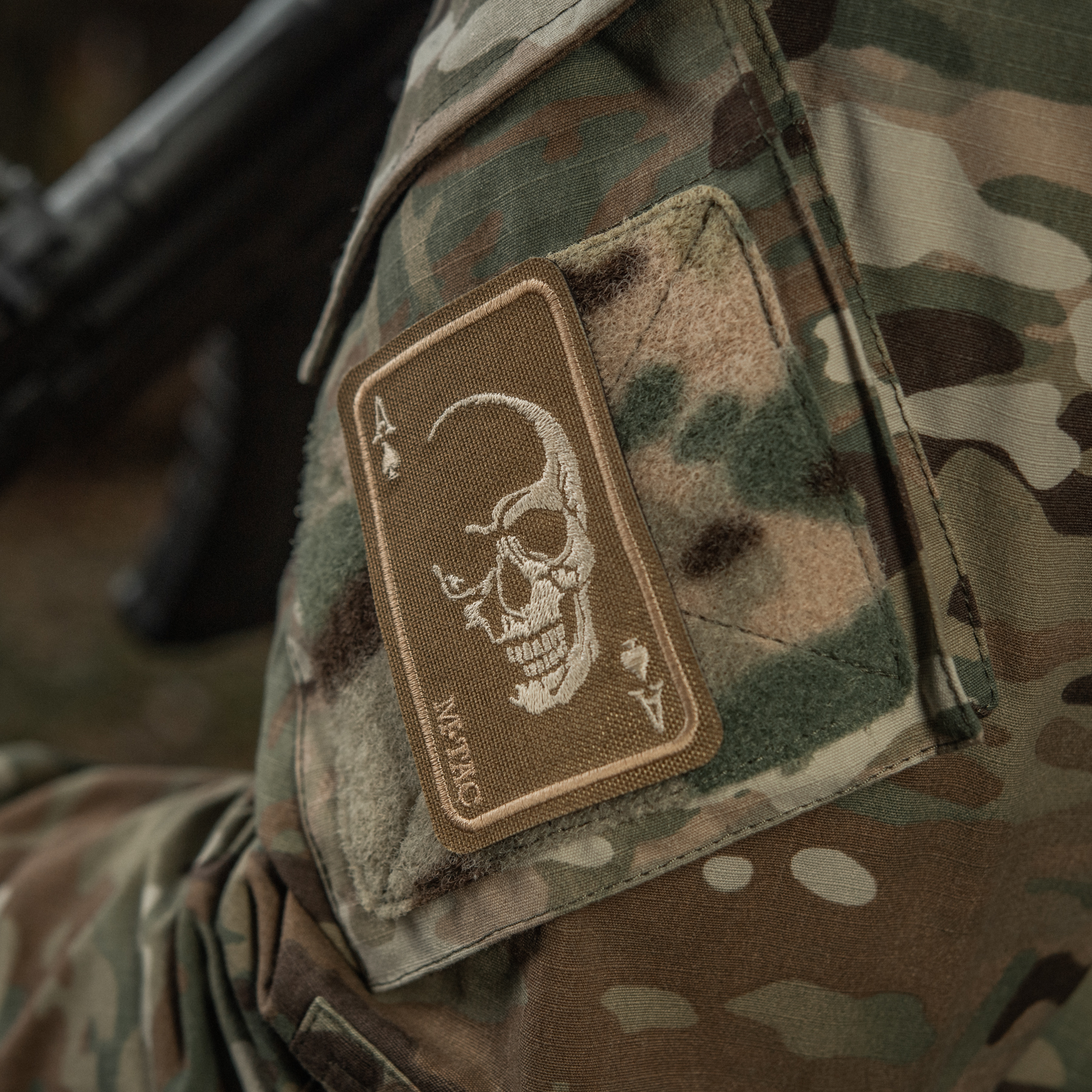 M-Tac нашивка Face of war (вишивка) Coyote — 7