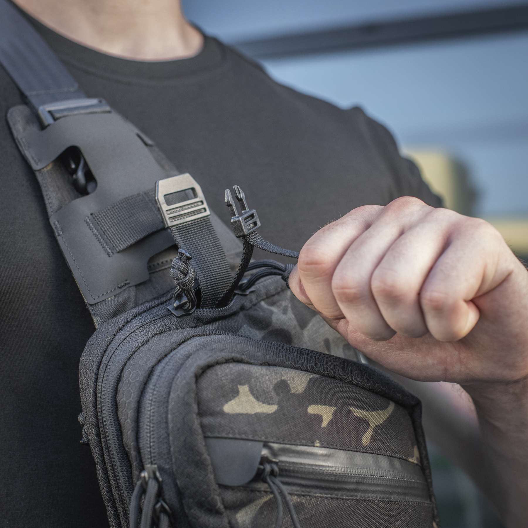 M-Tac сумка Sling Pistol Bag Elite Hex Multicam Black/Black — 13