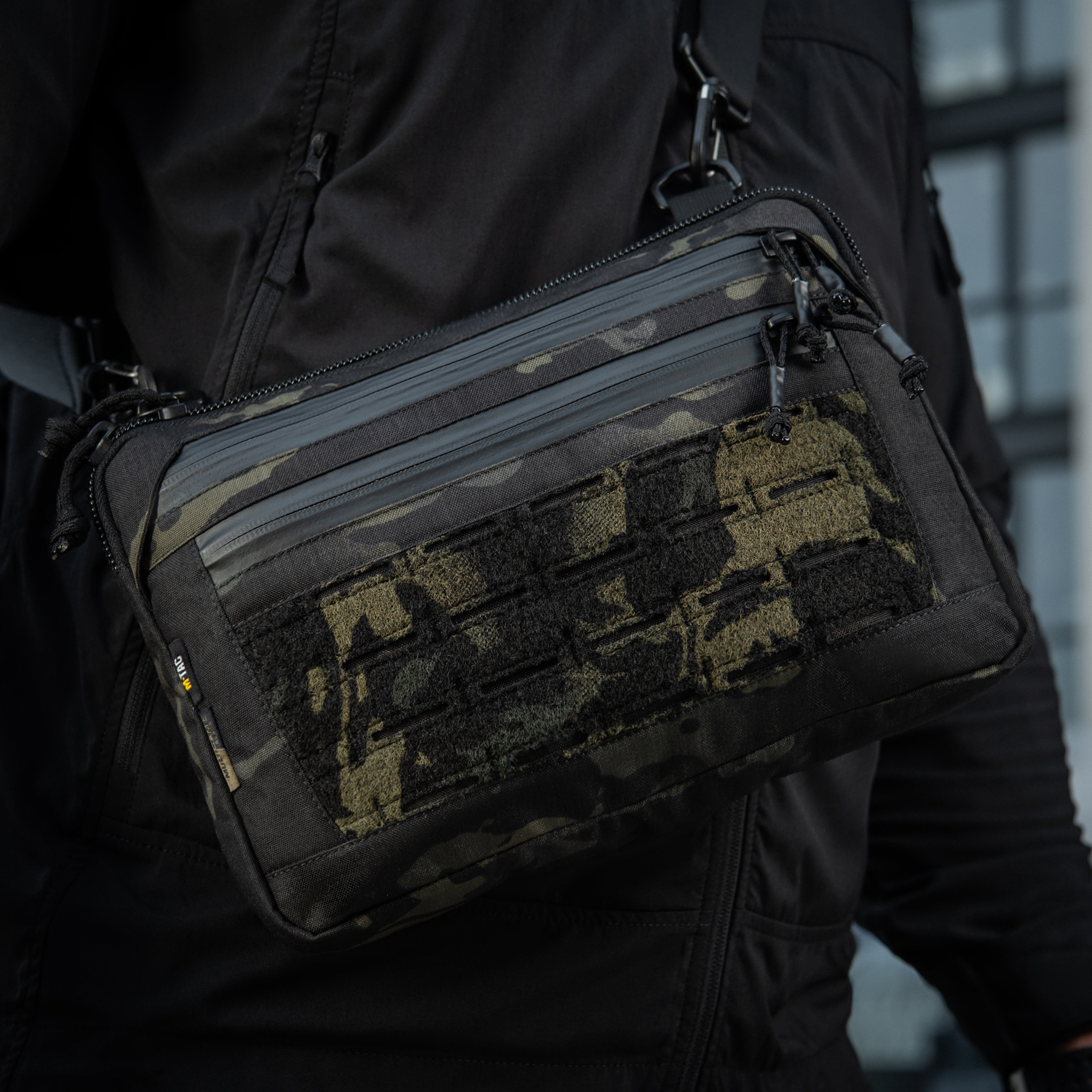 M-Tac сумка Admin Bag Medium Elite с липучкой Multicam Black/Black — 28