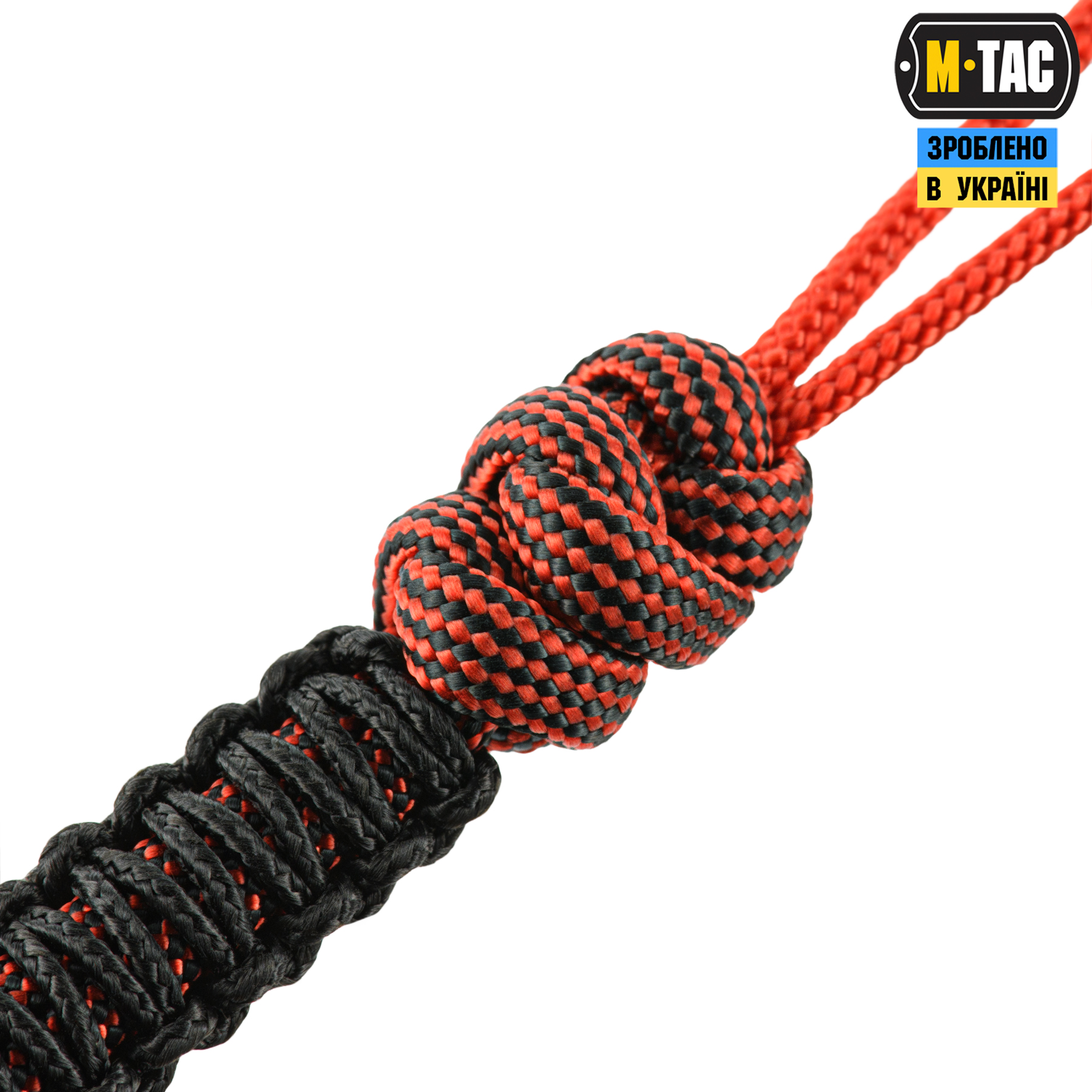 M-Tac темляк Scandinavian Mannaz Silver Black&Red — 6