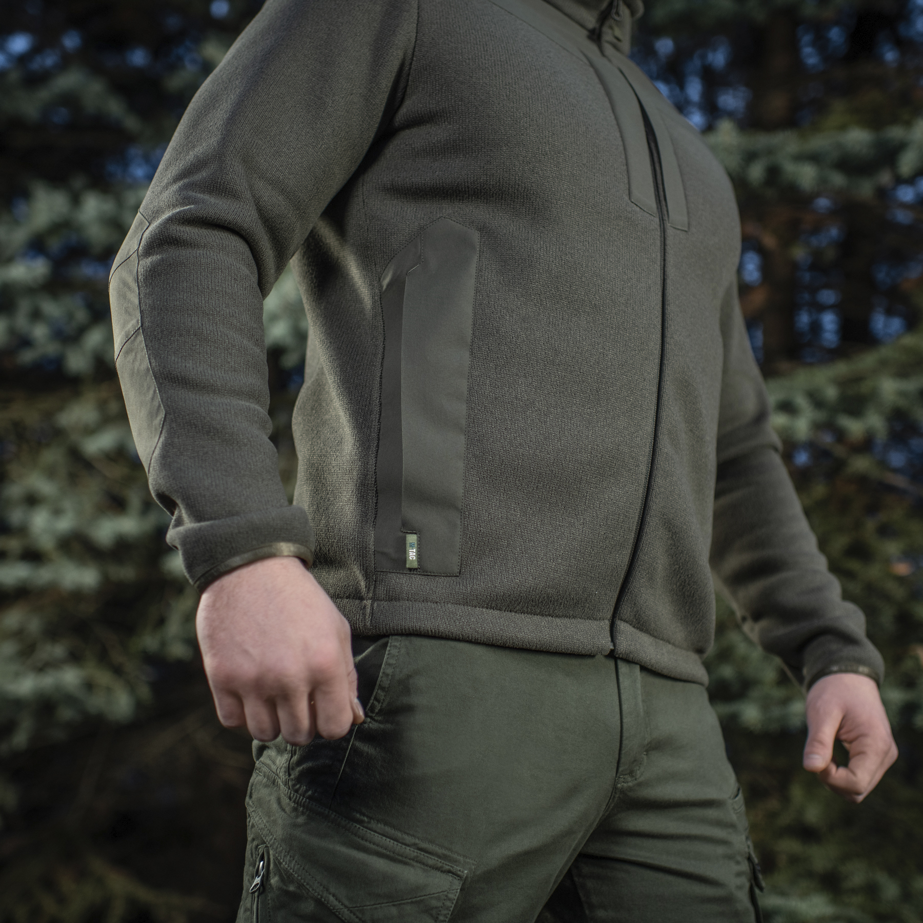 M-Tac кофта Senator Fleece Polartec Dark Olive — 14