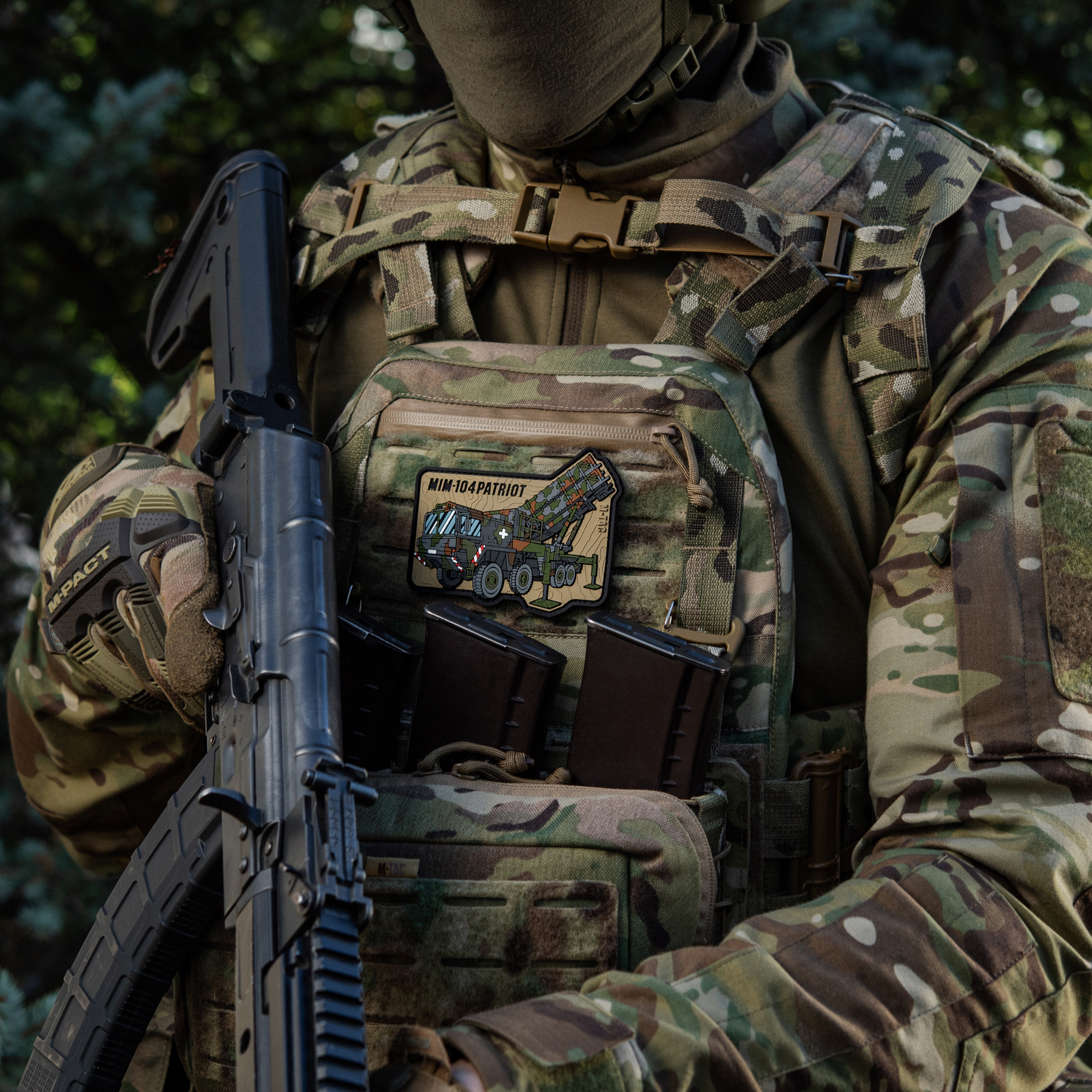 M-Tac нашивка MIM-104 Patriot (PVC) — 3