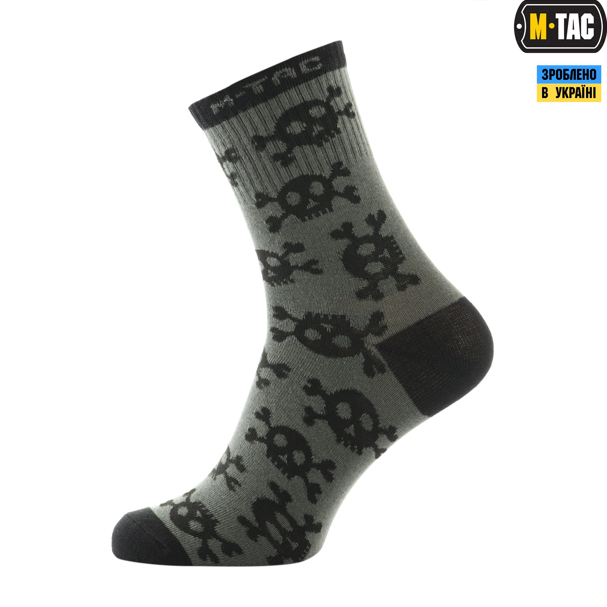 M-Tac носки легкие Mk.3 Pirate Skull Olive — 5