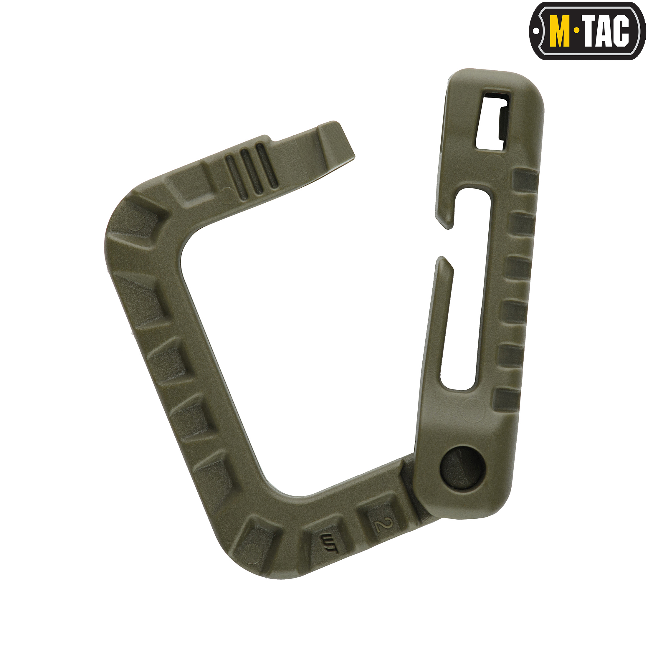 Карабин пластиковый Grimloc OD Green — 3