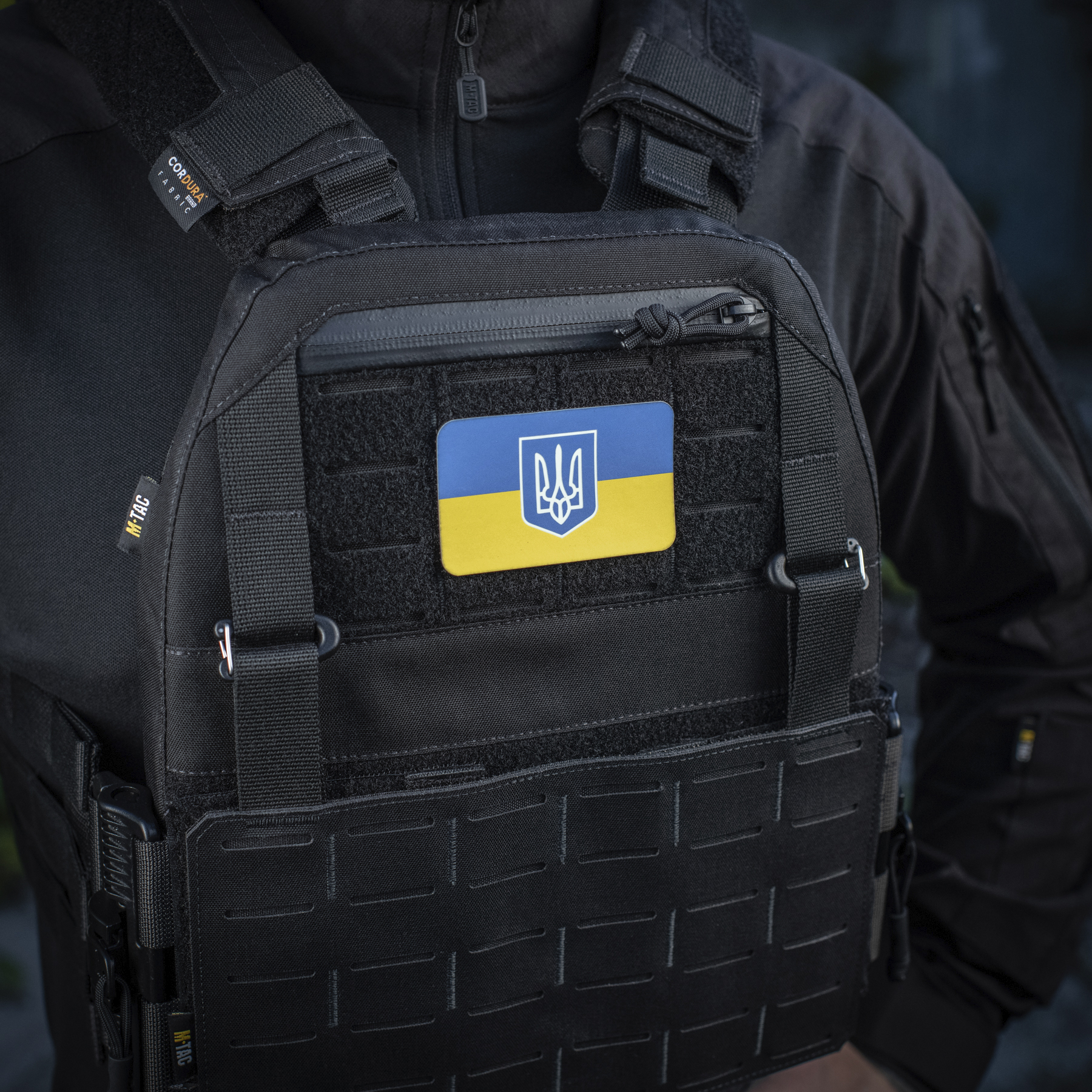 M-Tac нашивка флаг Украины с гербом (80х50 мм) Full Color/GID — 6