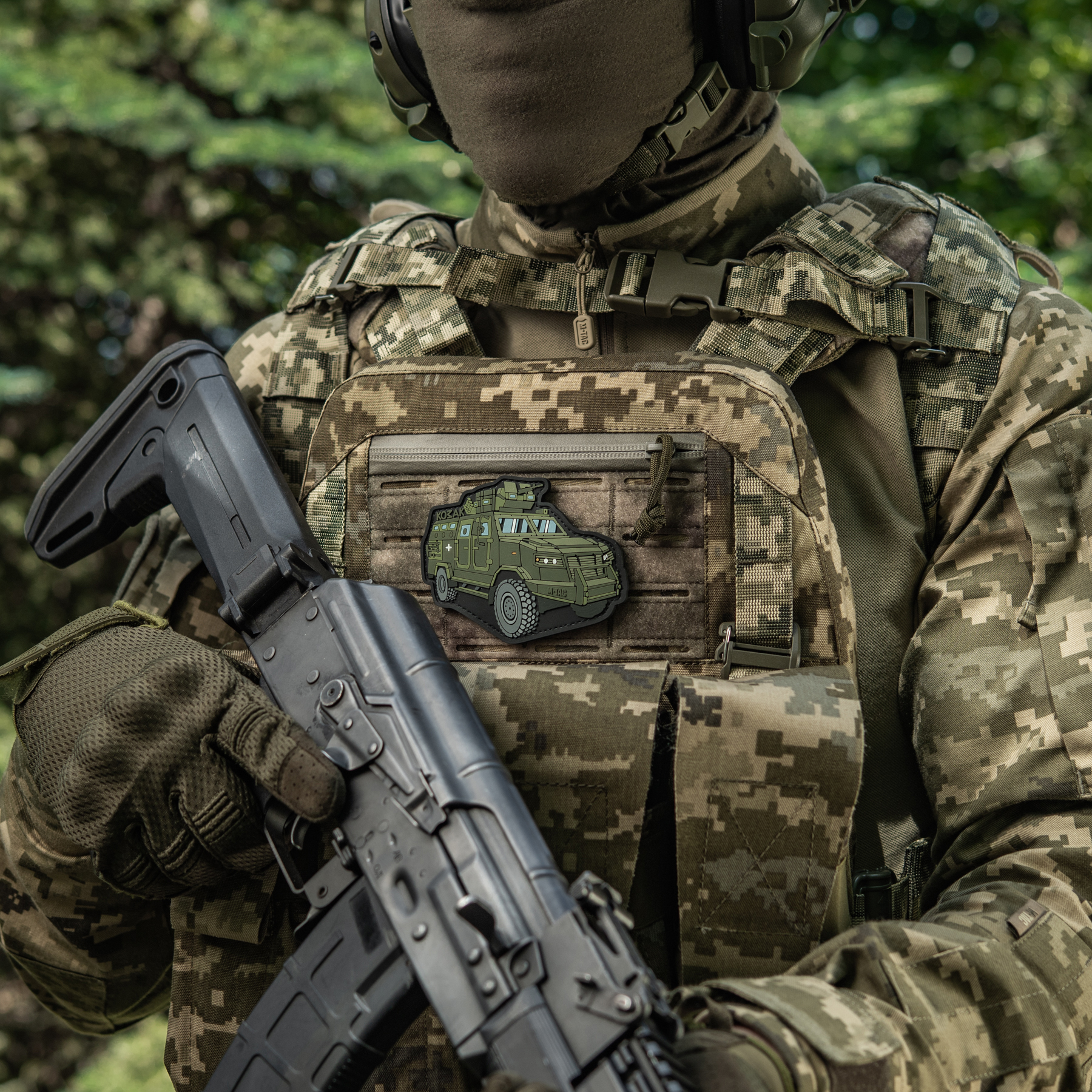 M-Tac нашивка Козак (PVC) — 4