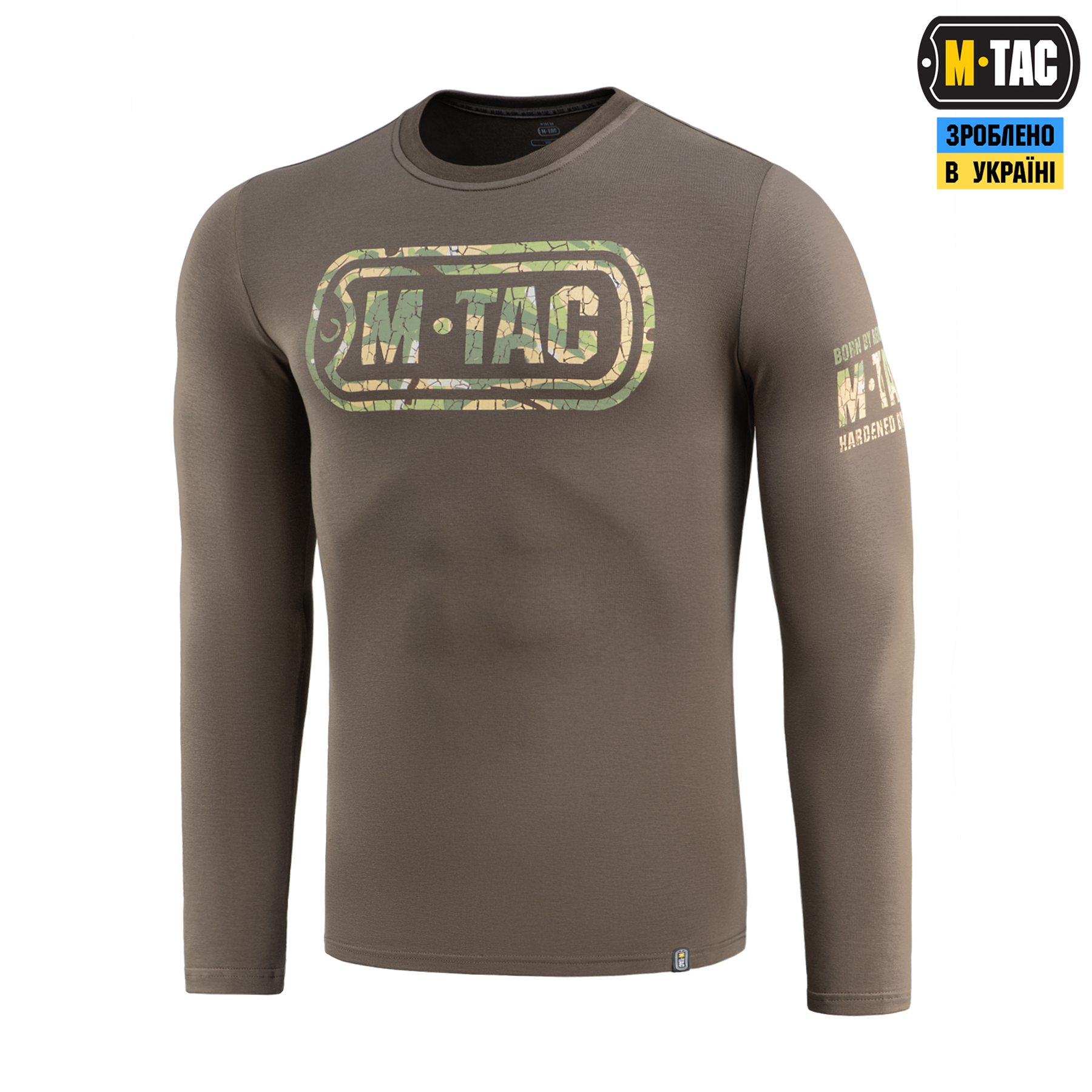 M-Tac футболка Logo длинный рукав Dark Olive — 2