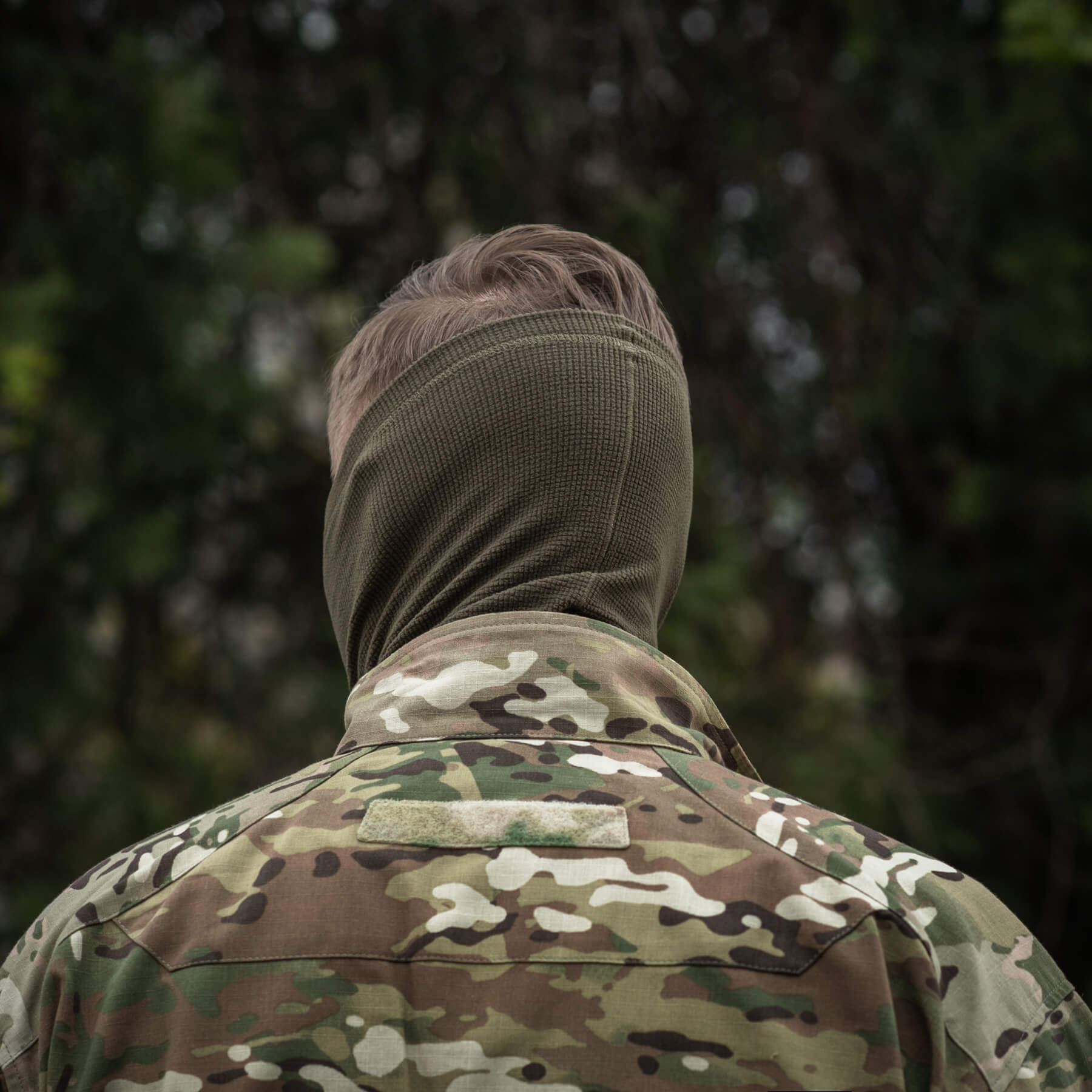 M-Tac шарф-труба микрофлис рип-стоп Dark Olive — 9
