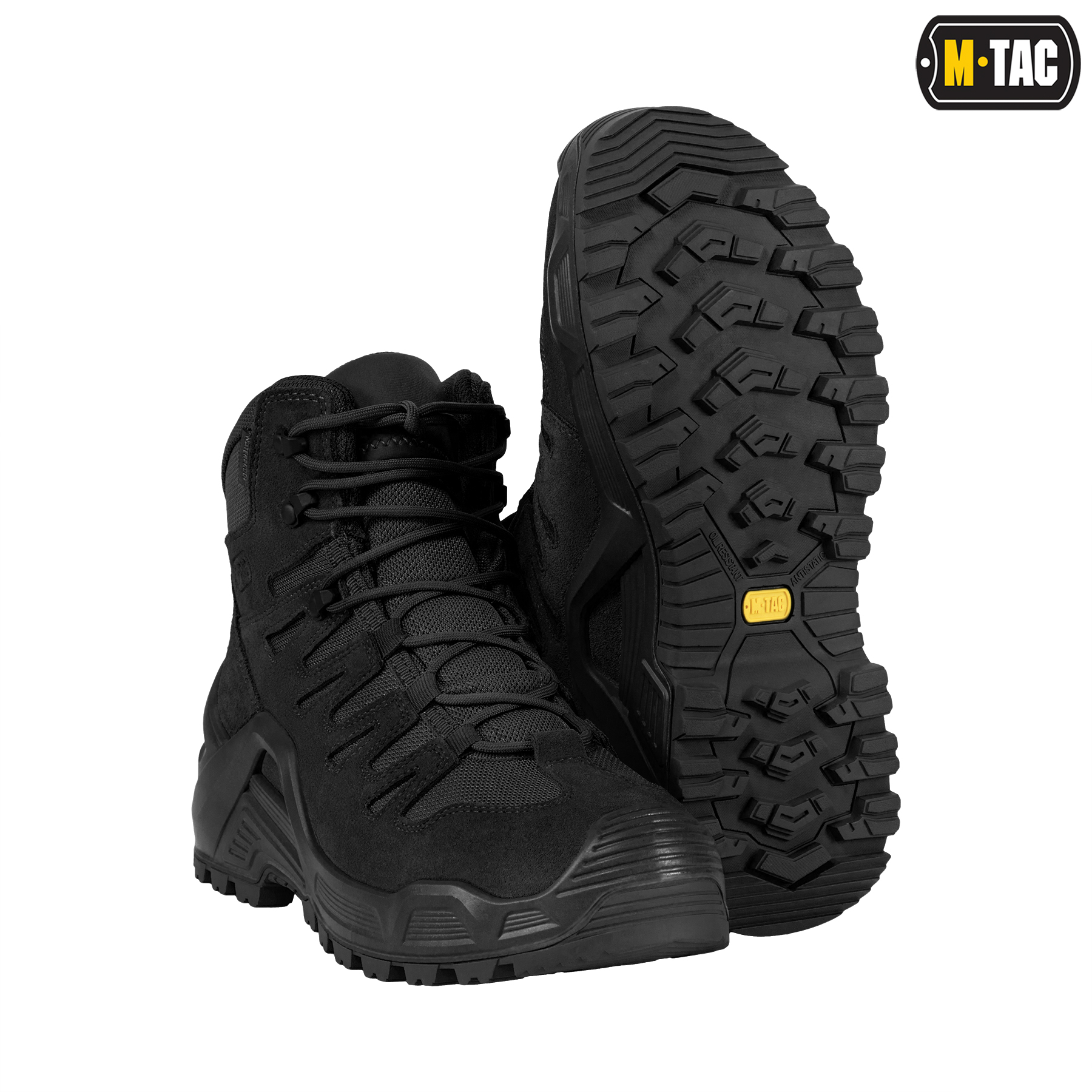 M-Tac ботинки тактические Caiman Black — 2