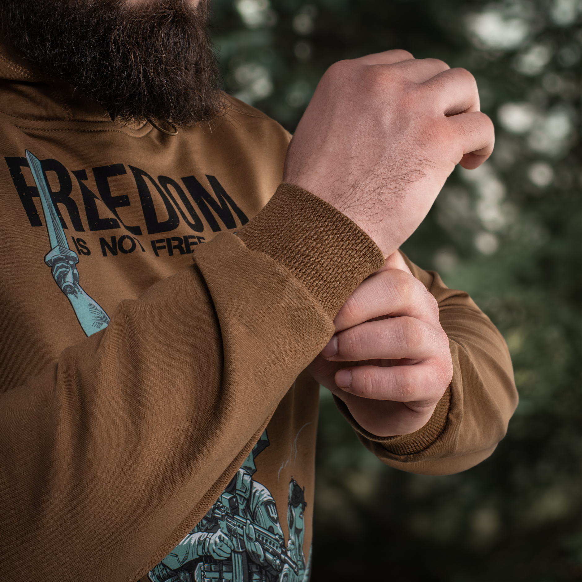 M-Tac кофта Hoodie Freedom Coyote Brown — 23