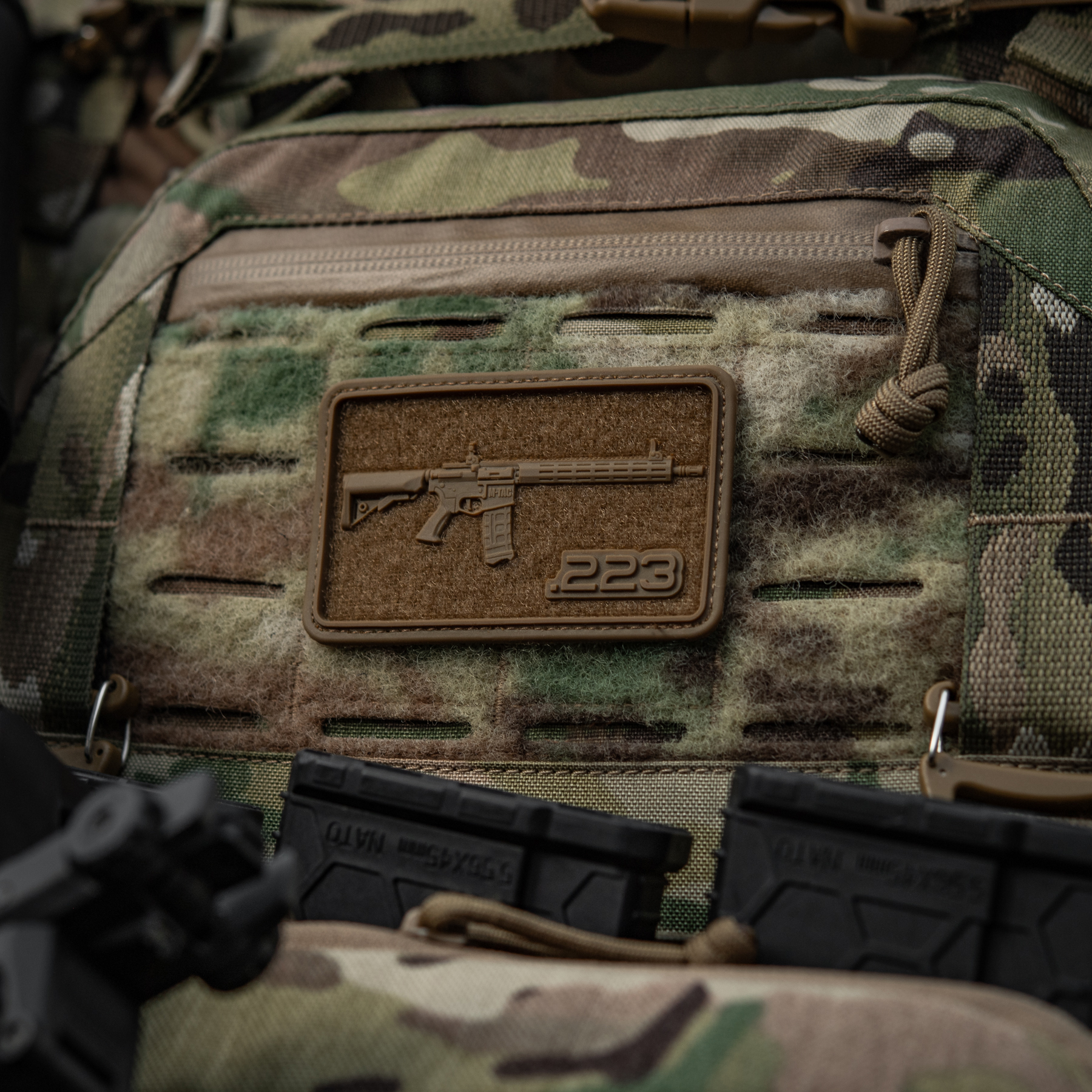 M-Tac нашивка AR-15 Velcro/PVC Coyote — 6