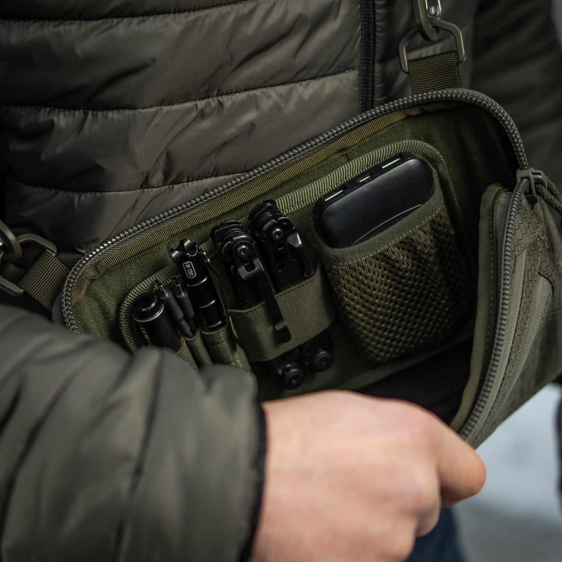M-Tac сумка Admin Bag Medium Elite с липучкой Hex Ranger Green — 31
