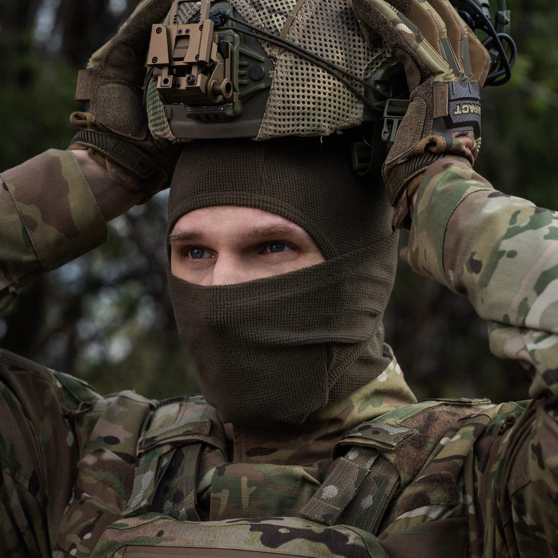 M-Tac балаклава-ниндзя Pro микрофлис рип-стоп Dark Olive — 15