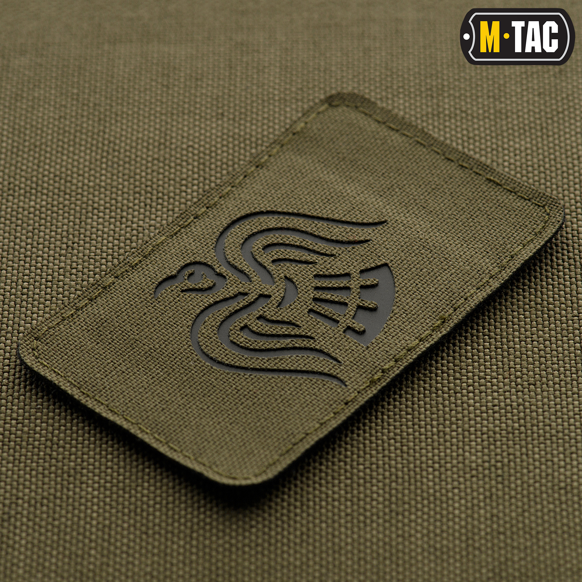 M-Tac нашивка Стяг Крука Laser Cut Ranger Green/Black — 3