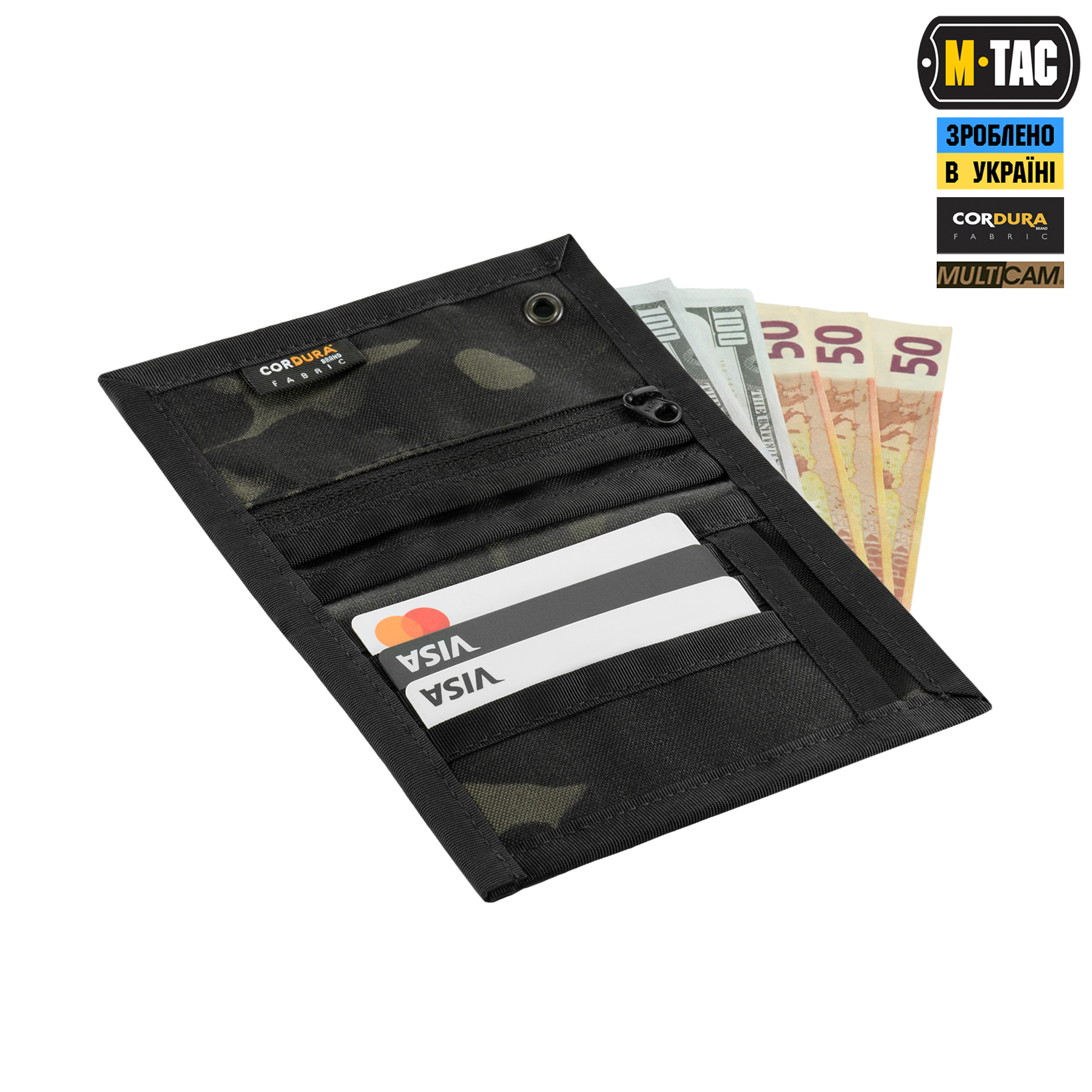 M-Tac кошелек Wallet Elite Multicam Black — 5