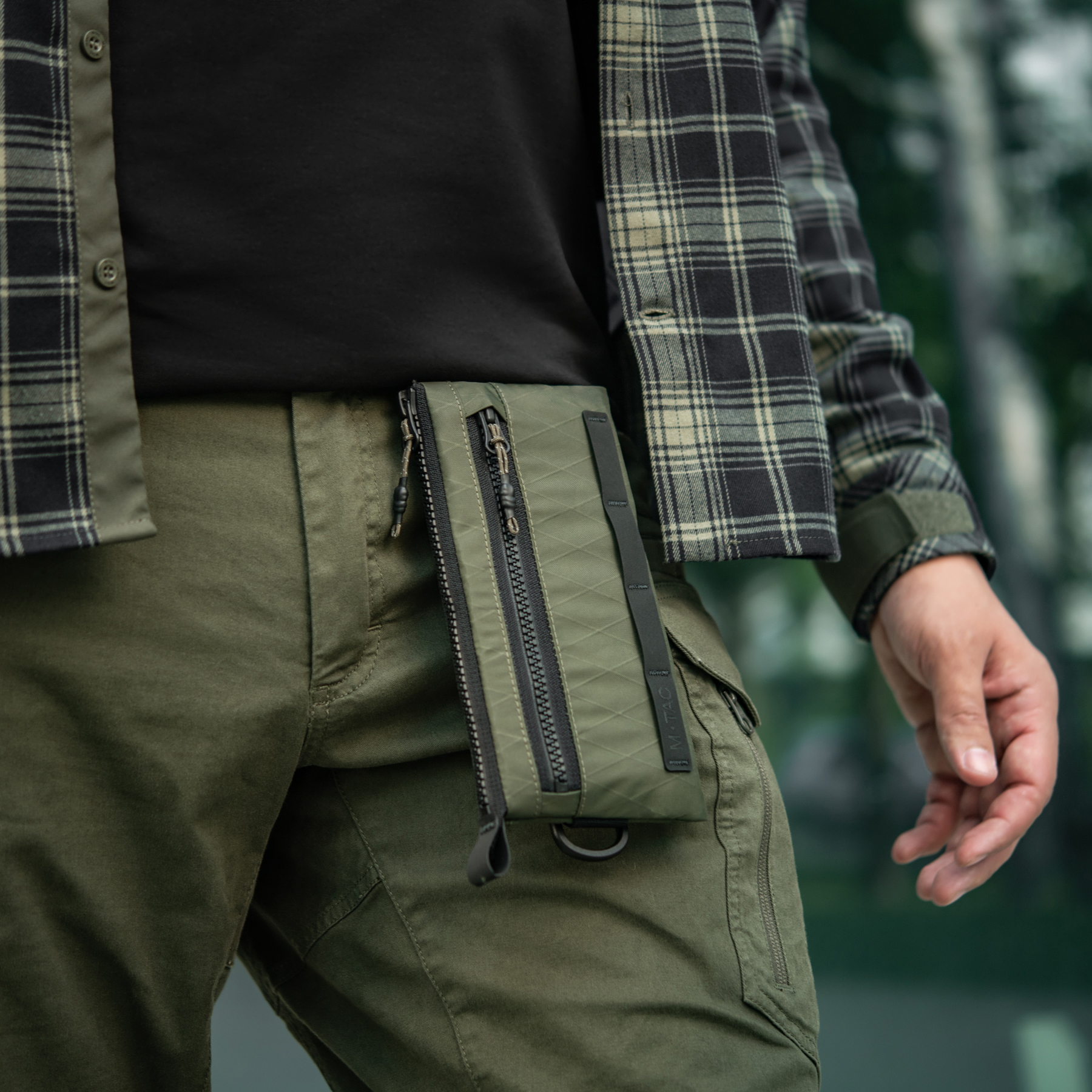 M-Tac кошелек горизонтальный с карабином X-Pac Elite Ranger Green — 16