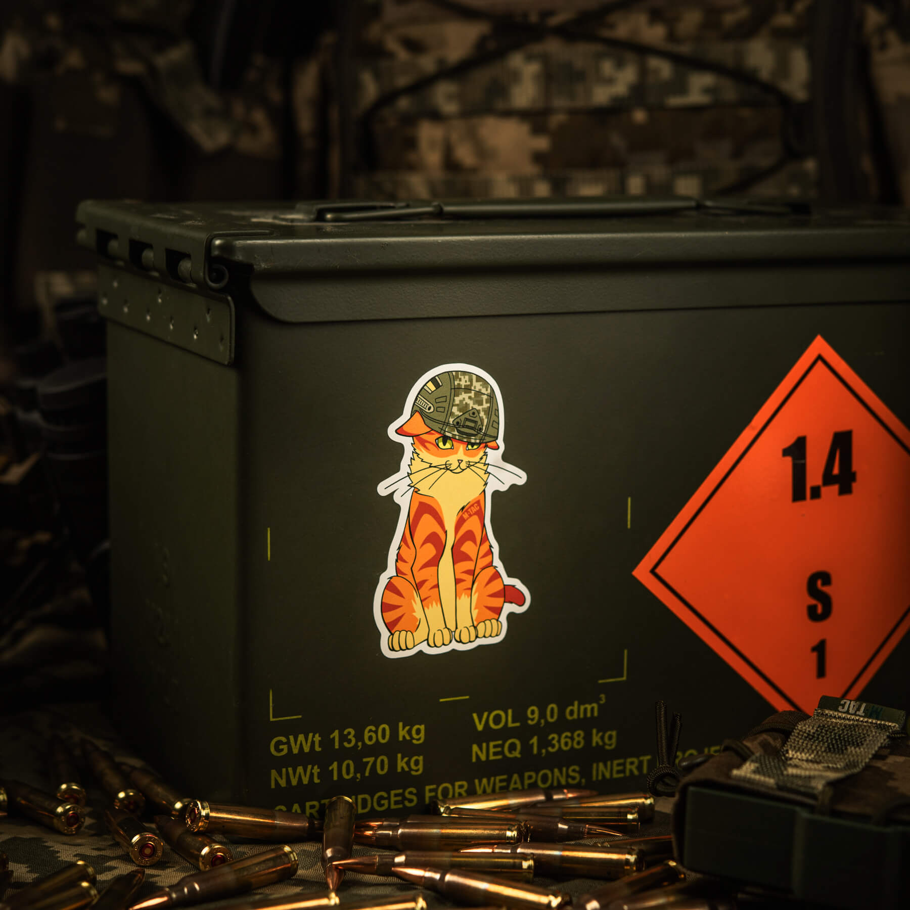 M-Tac наклейка Orange Cat — 5