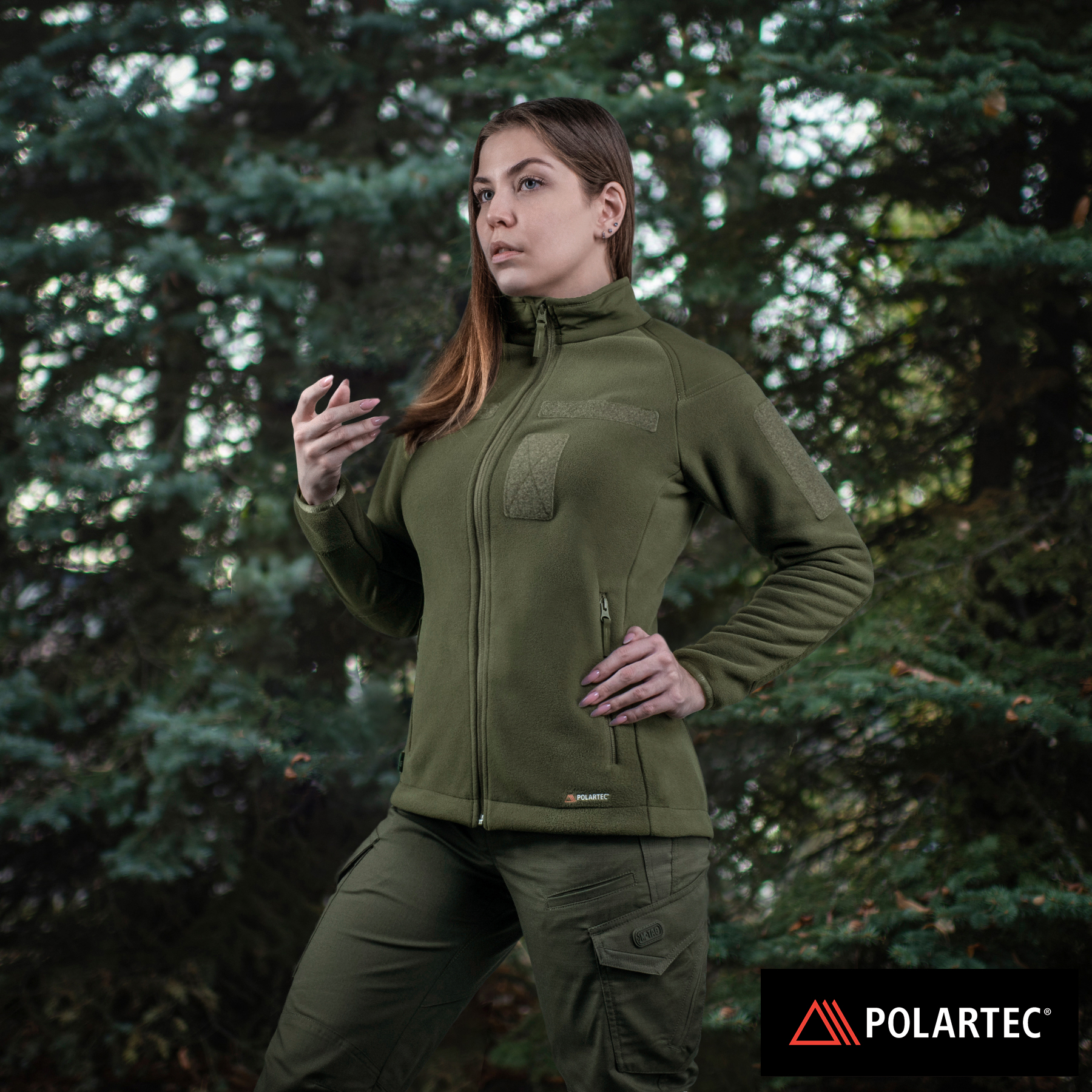 M-Tac куртка Combat Fleece Polartec Jacket Lady Army Olive — 8
