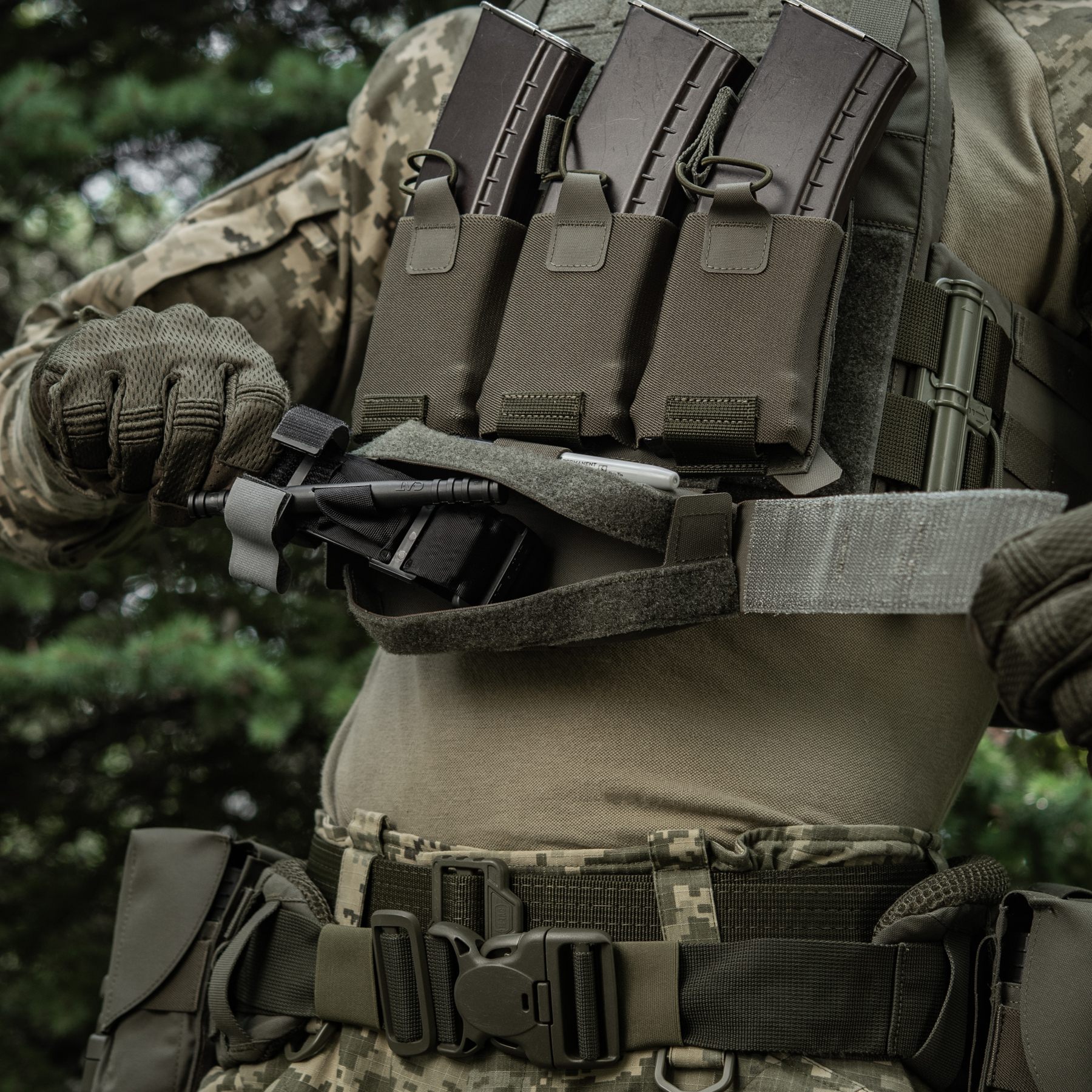 M-Tac подсумок для турникета закрытый FLAP Ranger Green — 36