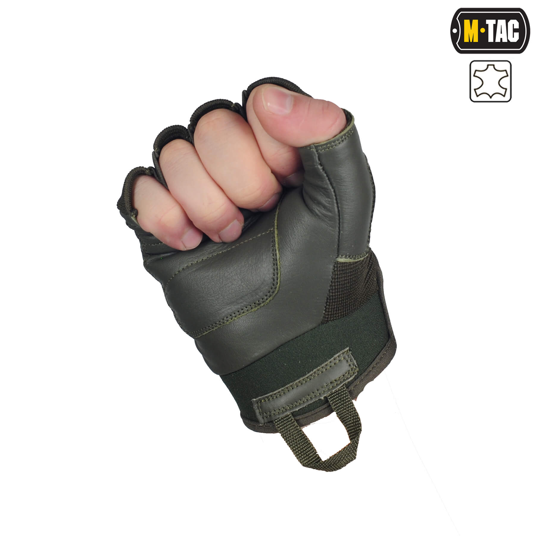 M-Tac перчатки беспалые Assault Mk.4 Olive — 5