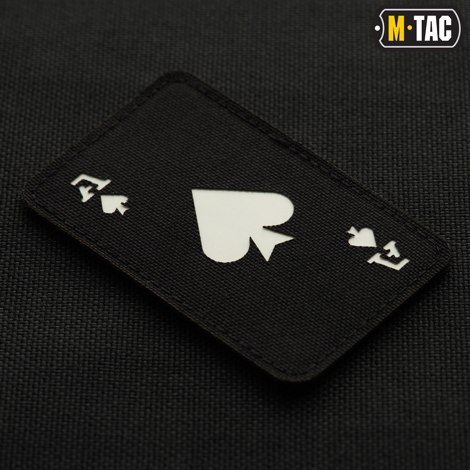 M-Tac нашивка Ace of Spades Laser Cut Black/GID — 3