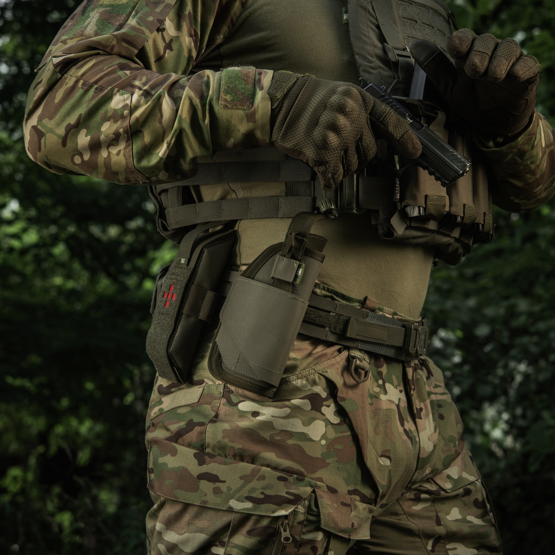 M-Tac кобура универсальная Elite Rights Ranger Green — 10