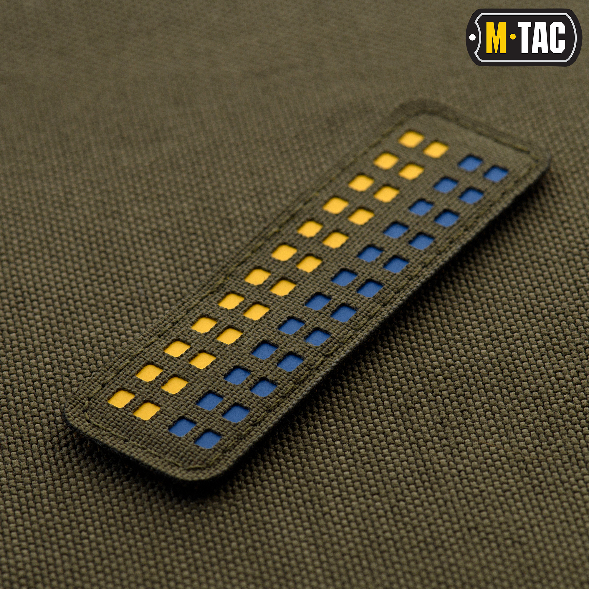 M-Tac нашивка флаг Украины 25х80 Laser Cut Ranger Green — 3