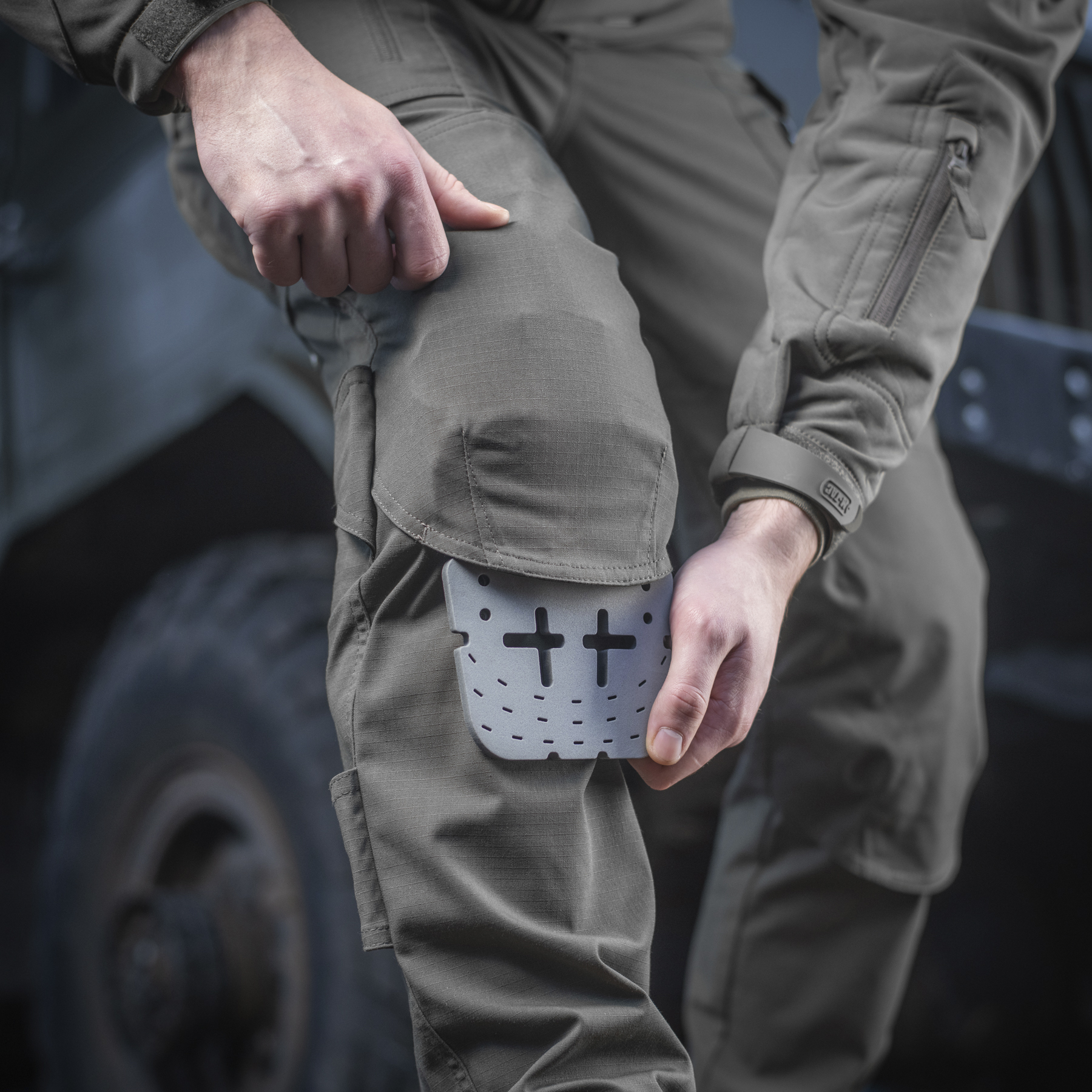 M-Tac наколенники-вставки EVA (пара) Gen.II Grey — 8