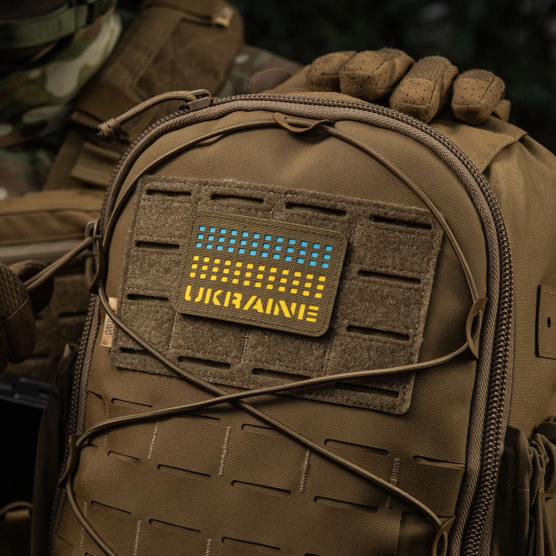 M-Tac нашивка Ukraine Laser Cut Coyote/Yellow/Blue/GID — 19