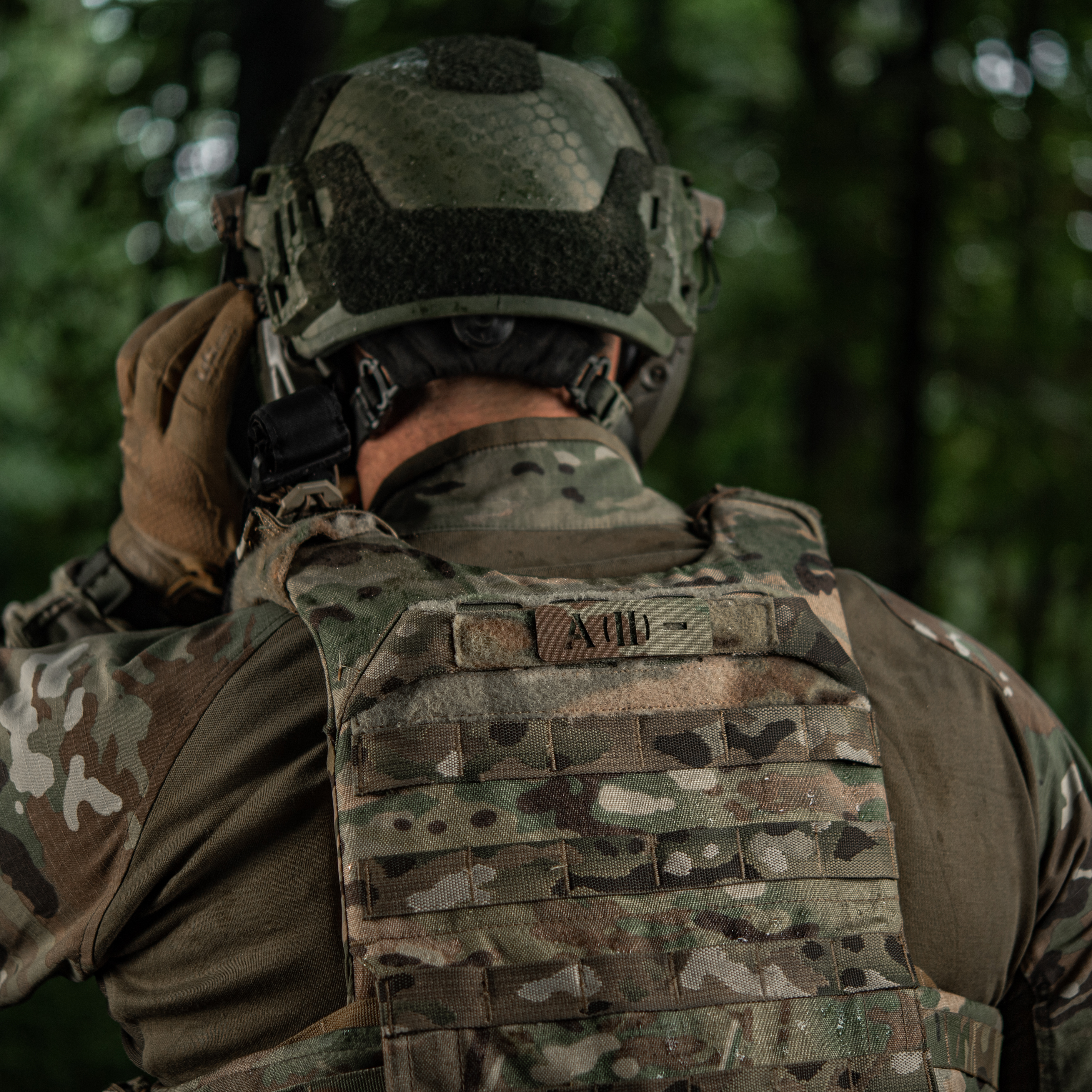 M-Tac нашивка группа крови A (II) - сквозная Laser Cut 25х80 Multicam — 7