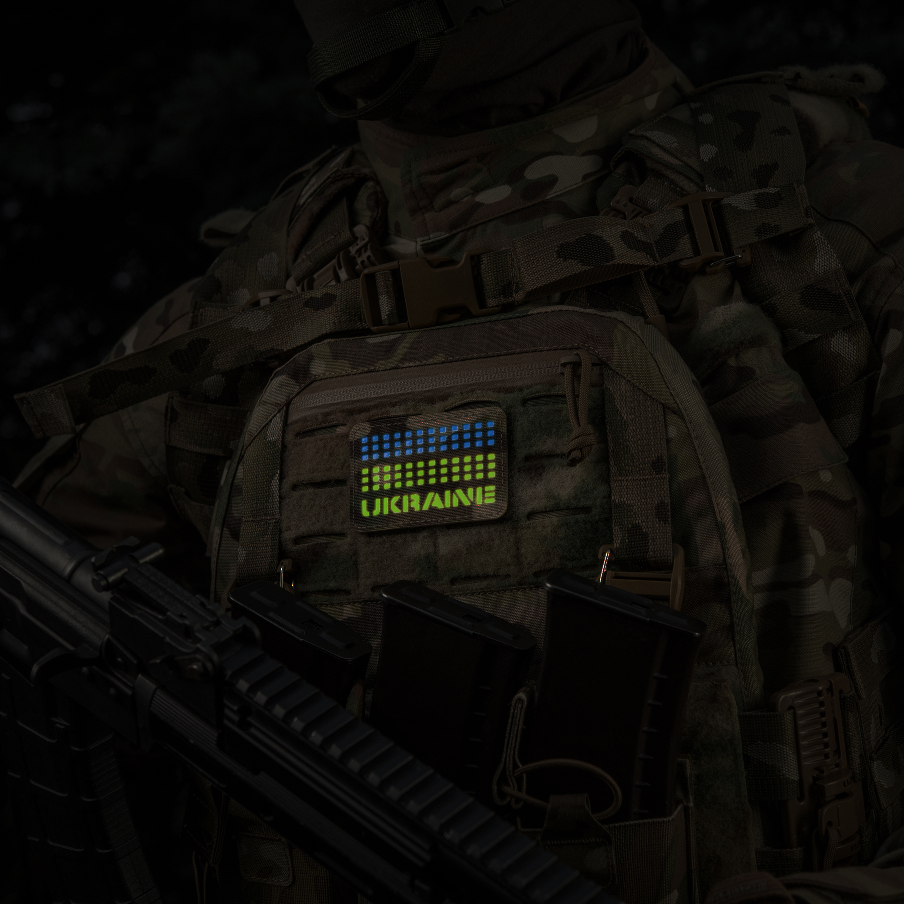 M-Tac нашивка Ukraine Laser Cut Multicam/Yellow/Blue/GID — 5