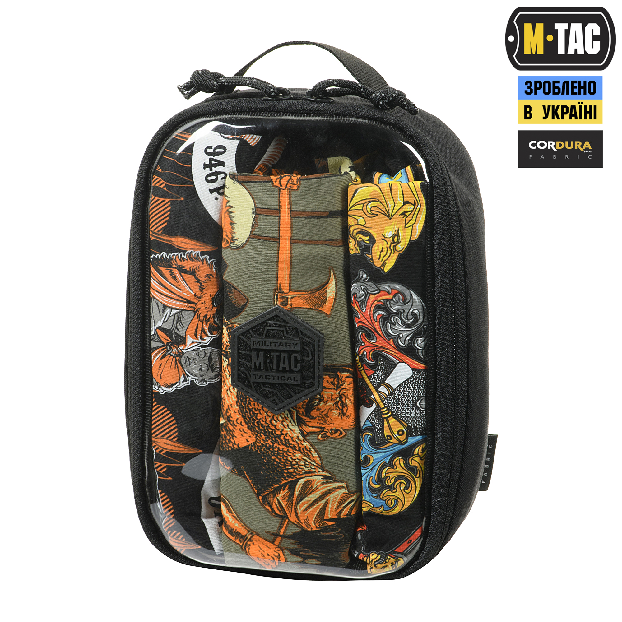 M-Tac органайзер утилитарный прозрачный Elite Small Gen.II Black — 5