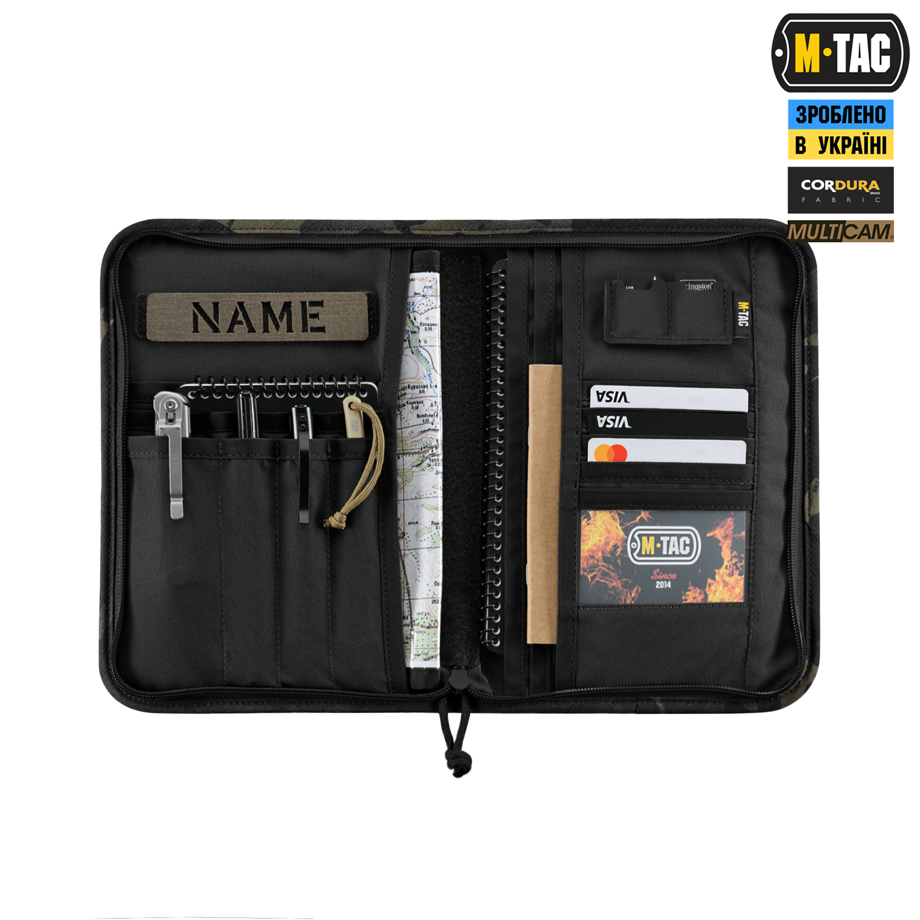 M-Tac планшет-органайзер А5 Elite Multicam Black — 7