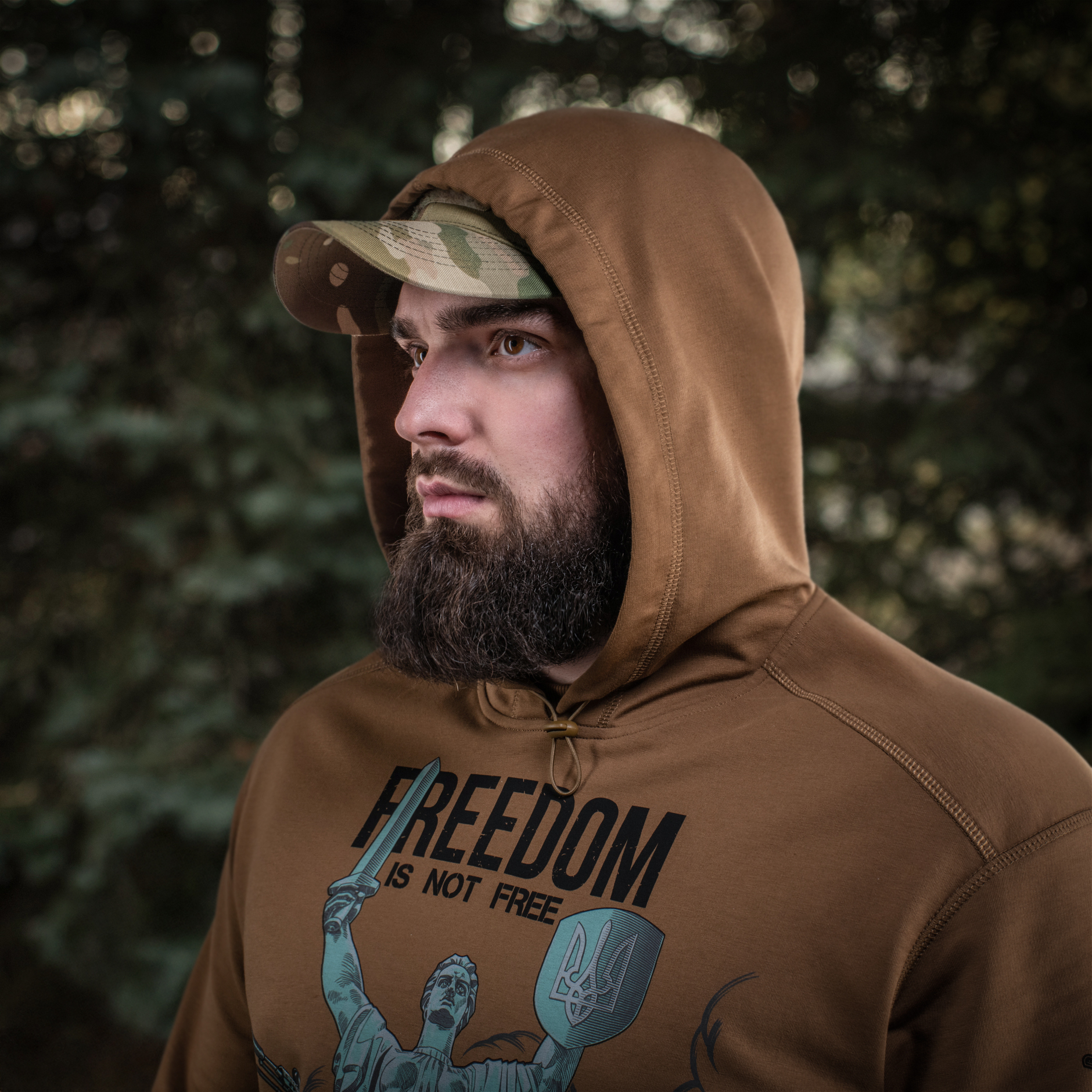 M-Tac кофта Hoodie Freedom Coyote Brown — 28