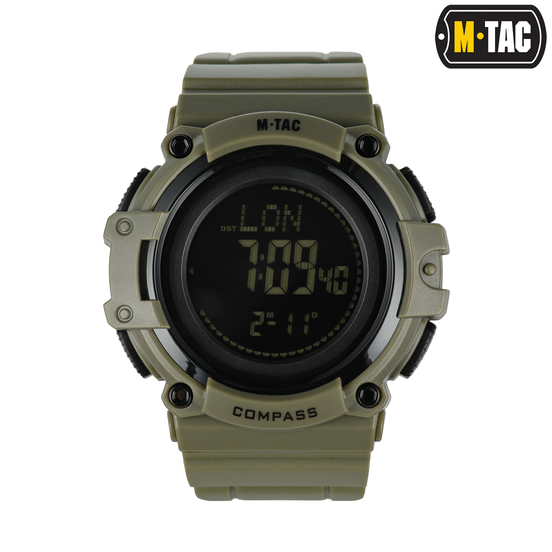 M-Tac часы тактические с компасом 2233 Army Green — 2
