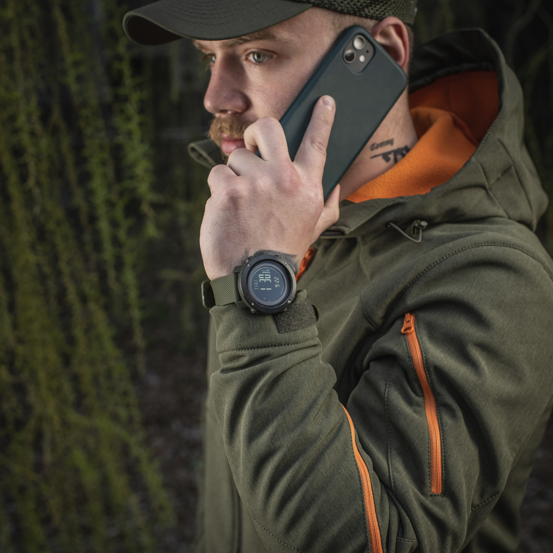 M-Tac часы тактические мультифункциональные Olive — 11