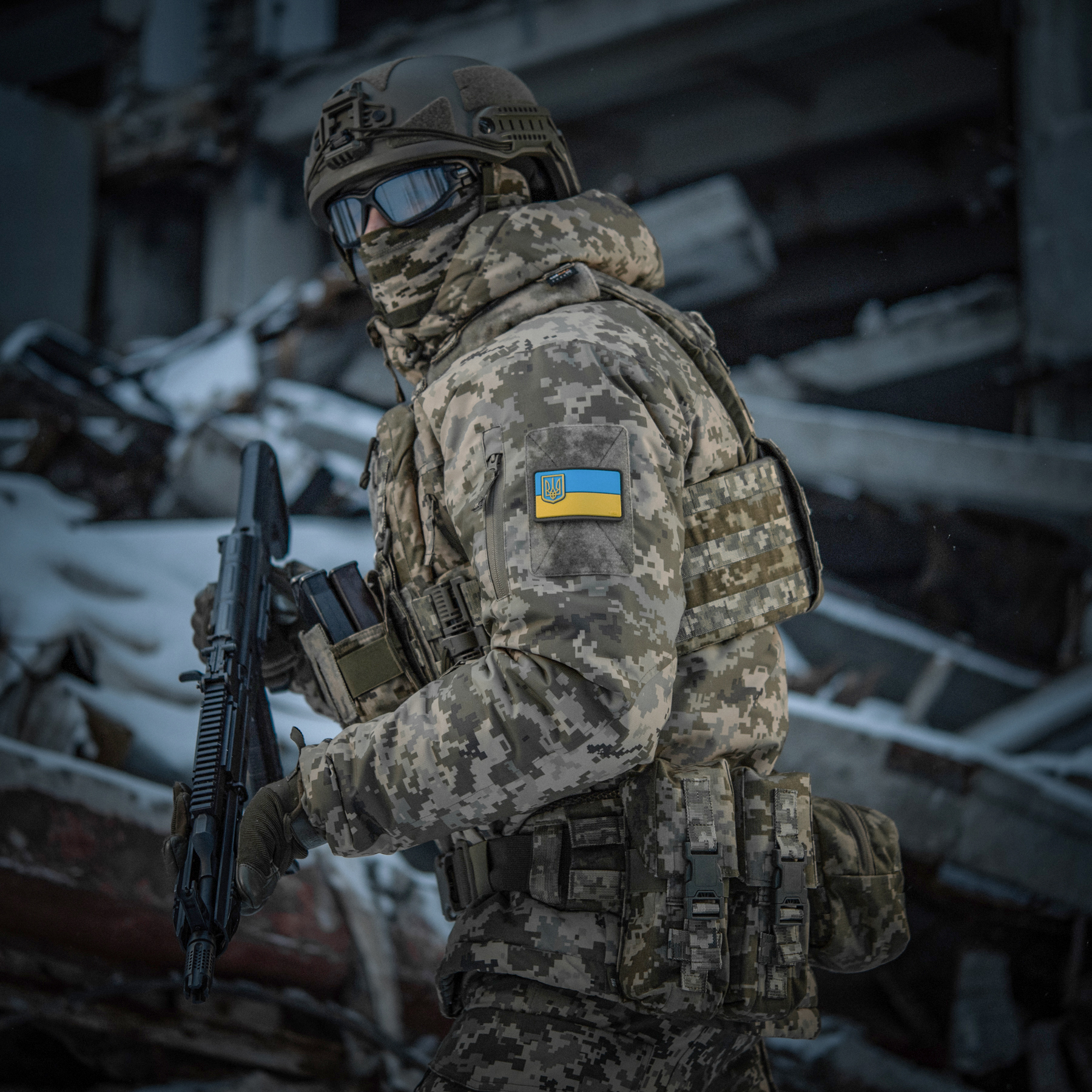 M-Tac нашивка флаг Украины с малым гербом PVC — 5