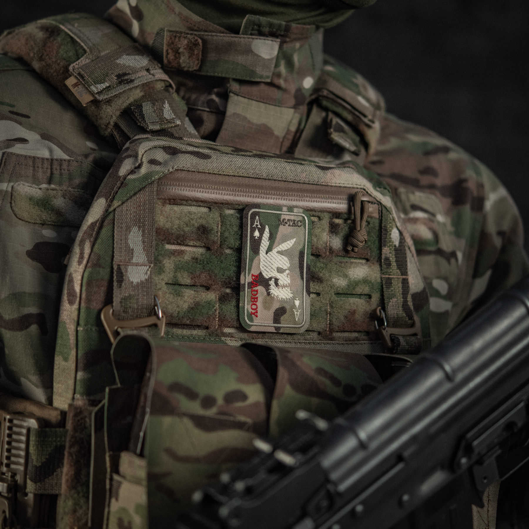 M-Tac нашивка Bad Boy (вишивка) Multicam — 6