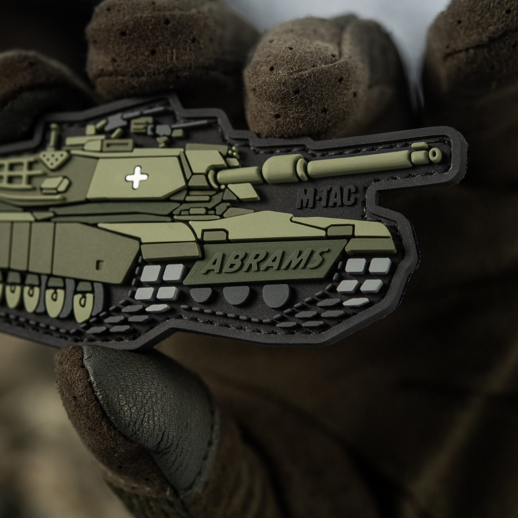 M-Tac нашивка ABRAMS (PVC) olive — 10