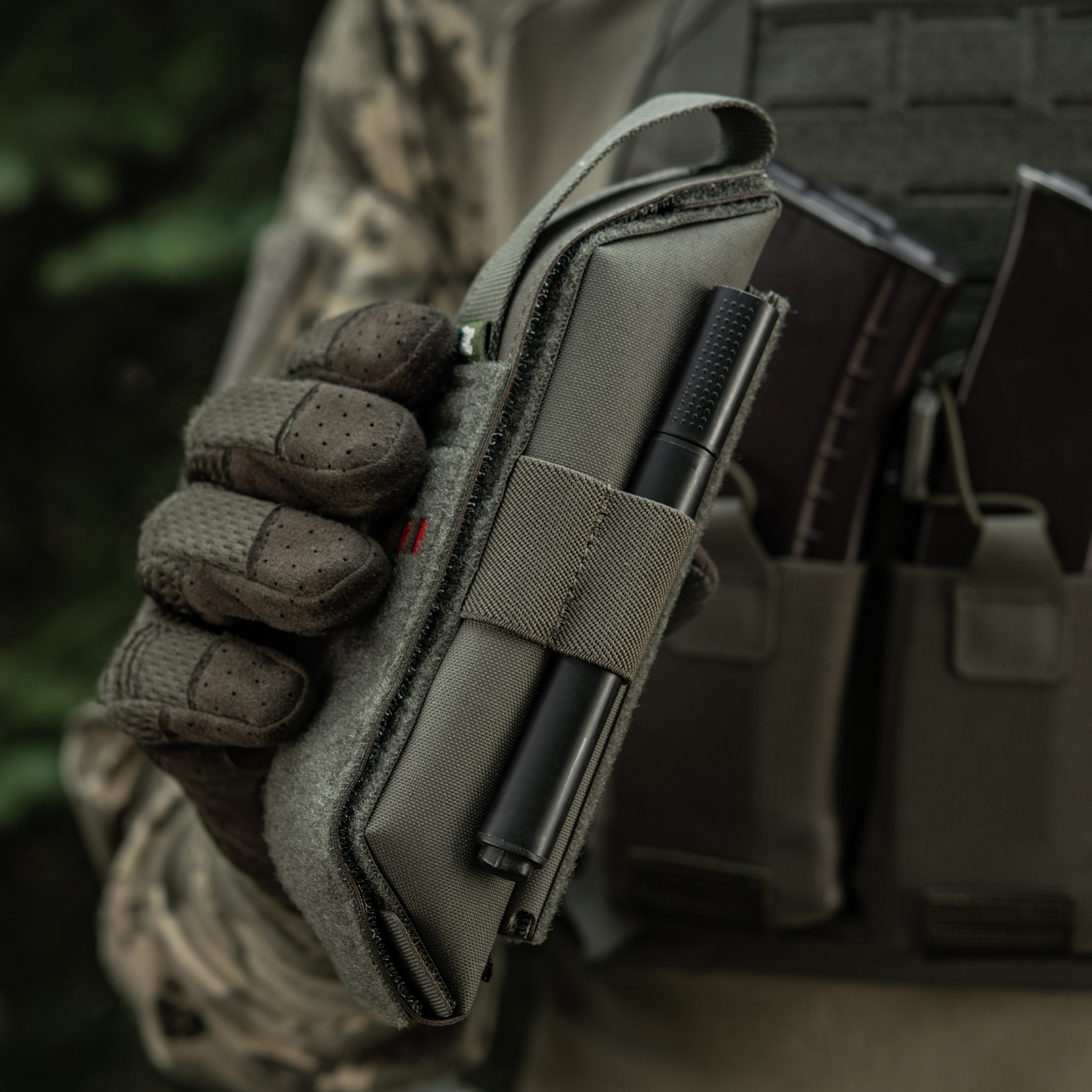 M-Tac подсумок для турникета закрытый FLAP Ranger Green — 42