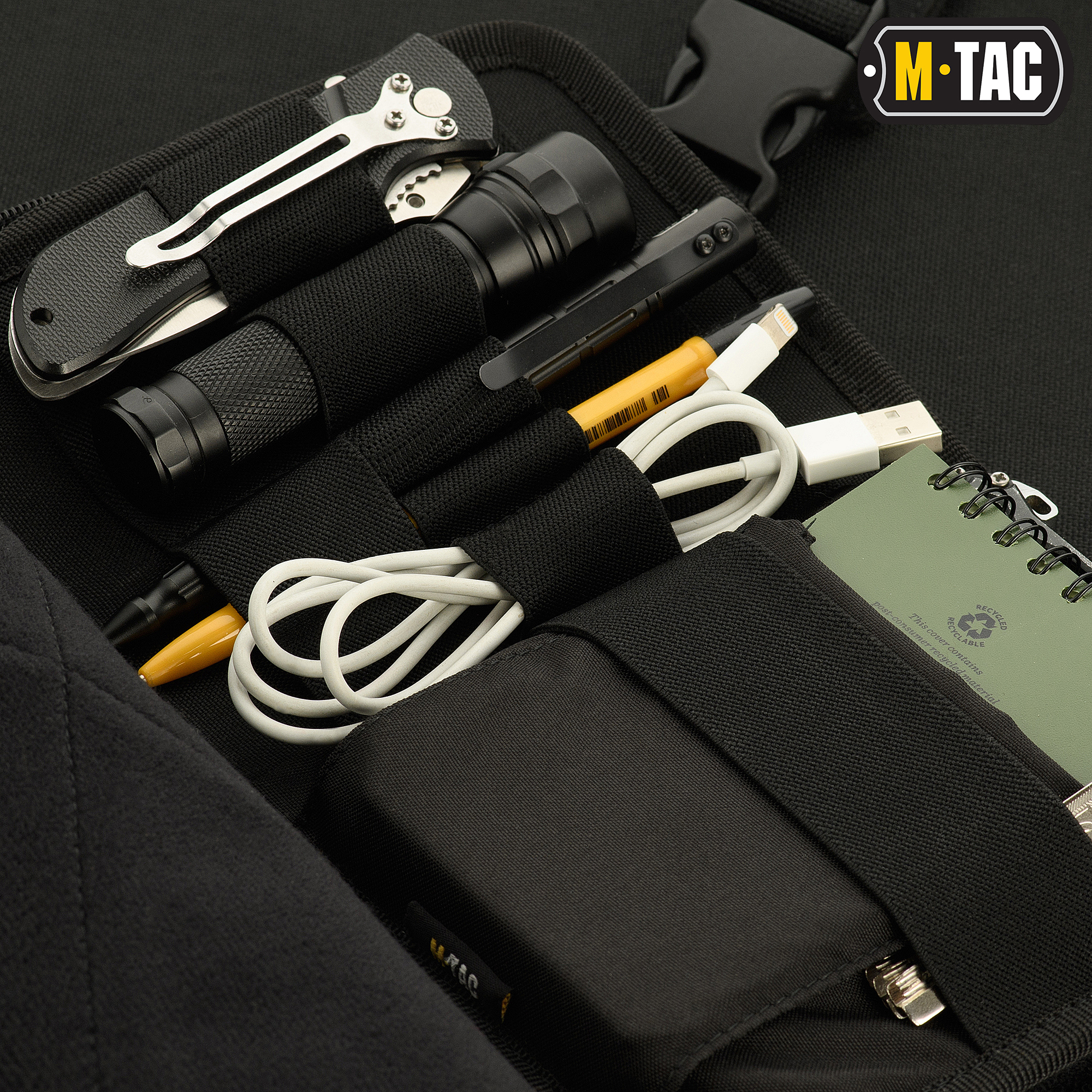 M-Tac Chest Rig Elite Black — 15