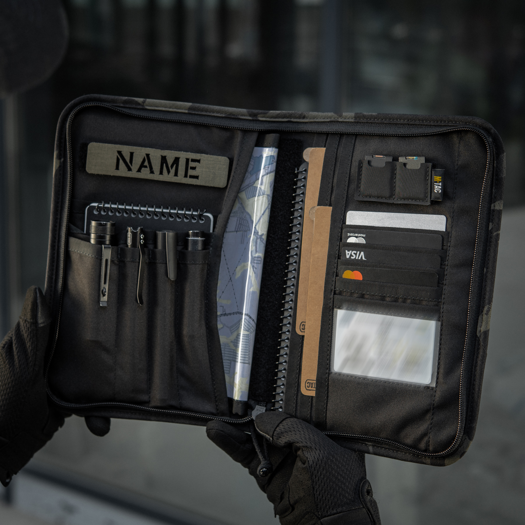 M-Tac планшет-органайзер А5 Elite Multicam Black — 27