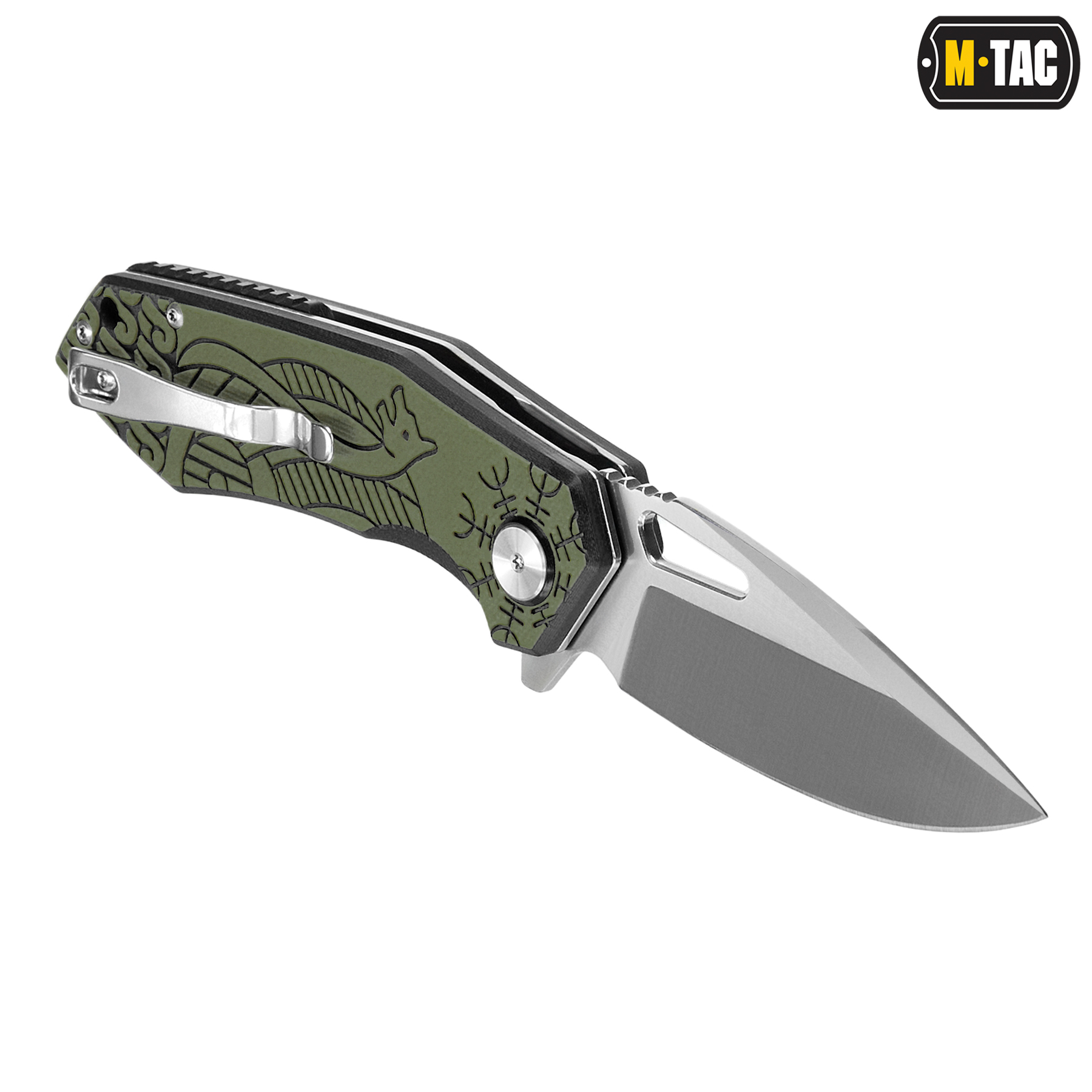 M-Tac нож складной Type 12 Scandinavian Black/Olive — 6