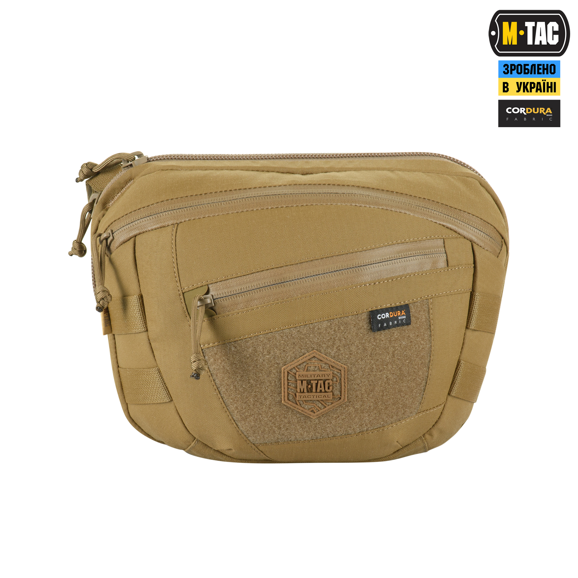 M-Tac сумка Sphaera Hardsling Bag Large с липучкой Elite Coyote — 3