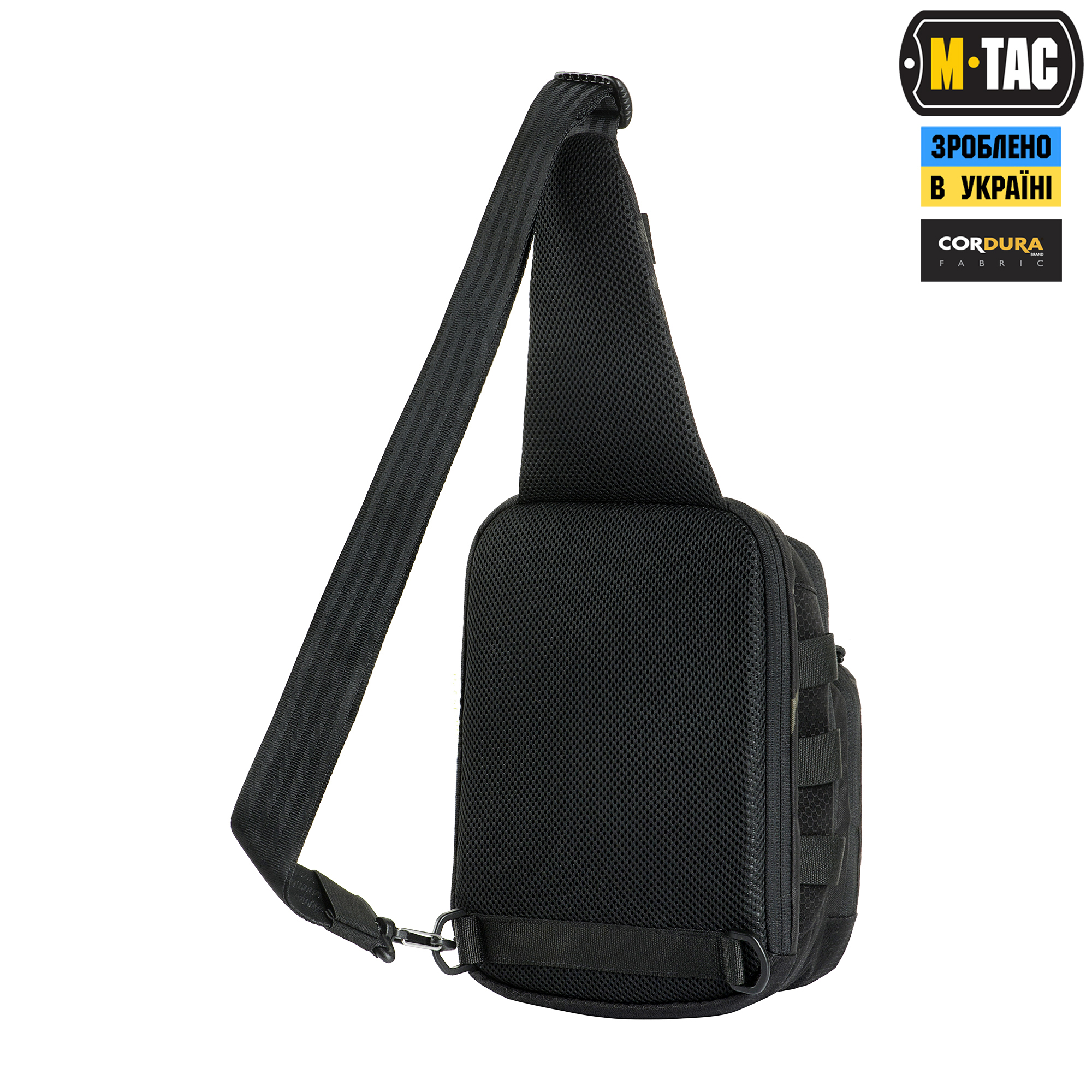 M-Tac сумка Cross Bag Slim Elite Hex Multicam Black/Black — 3